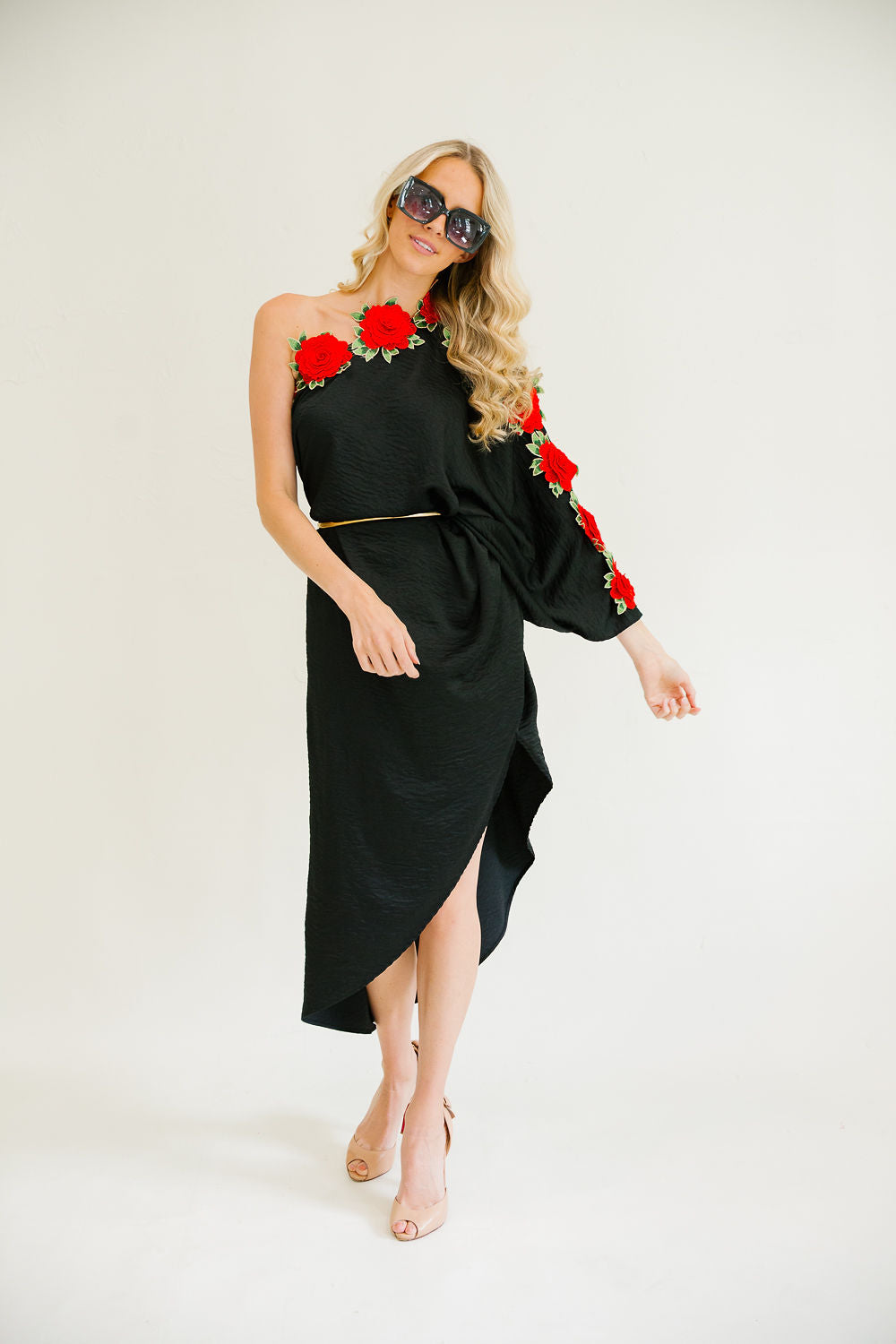 RACING ROSE BLACK DRESS DRESS Judith March
