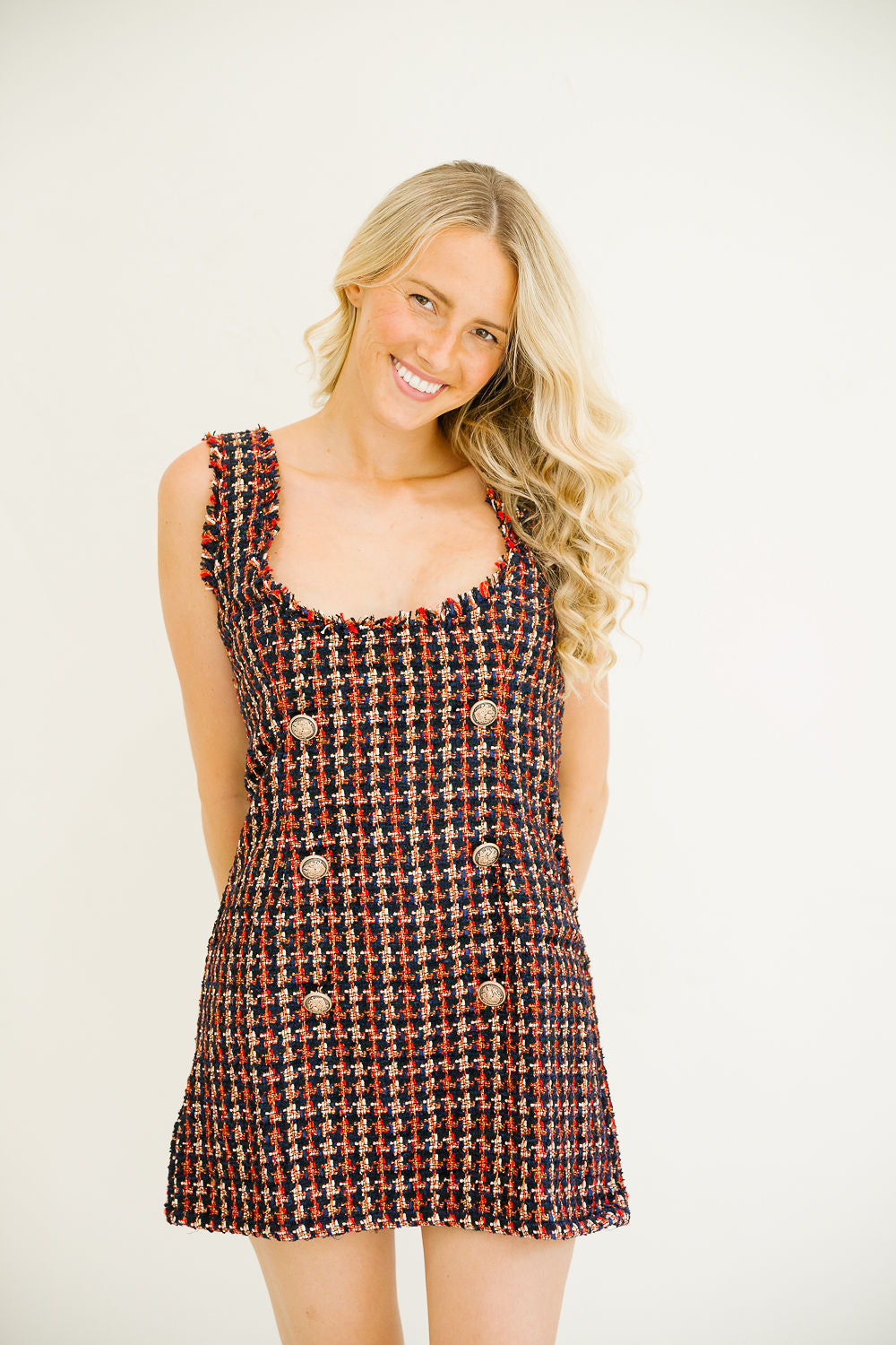 *TWEED MINI DRESS - MULTIPE SIZES DRESS Judith March