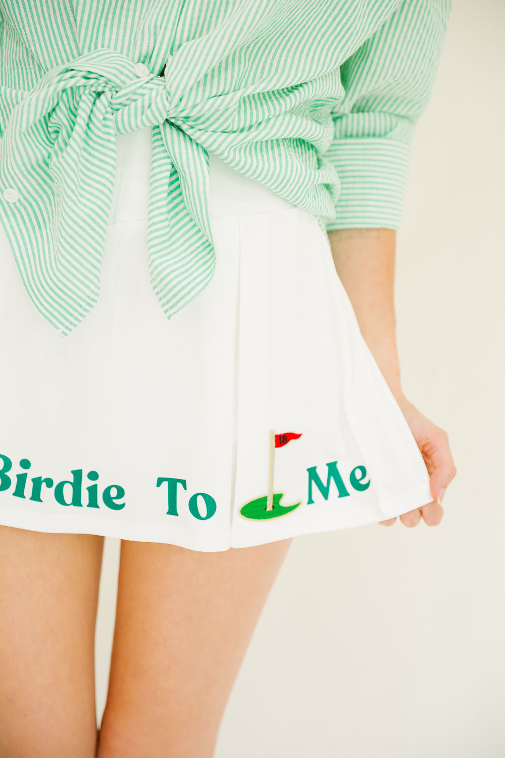 TALK BIRDIE TO ME TENNIS SKIRT SKIRT Judith March