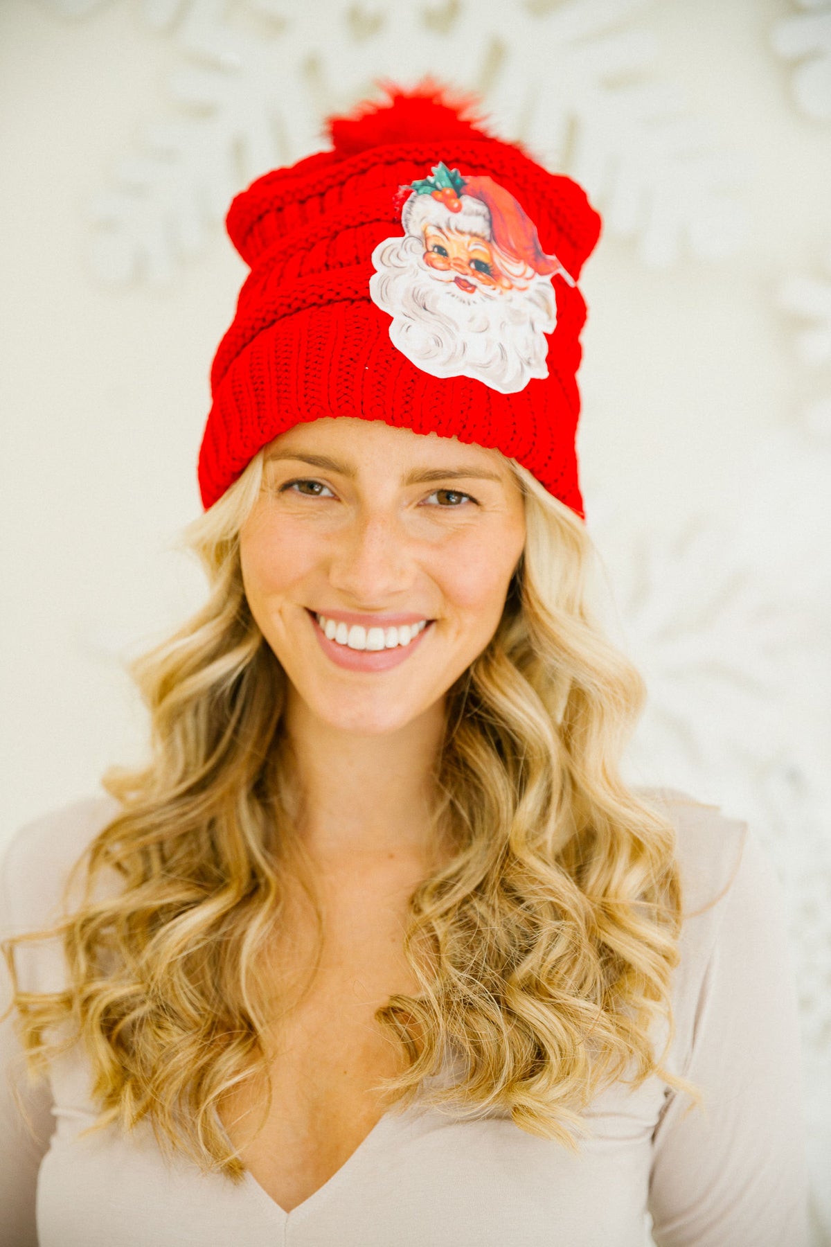JOLLY SANTA RED BEANIE BEANIE Judith March