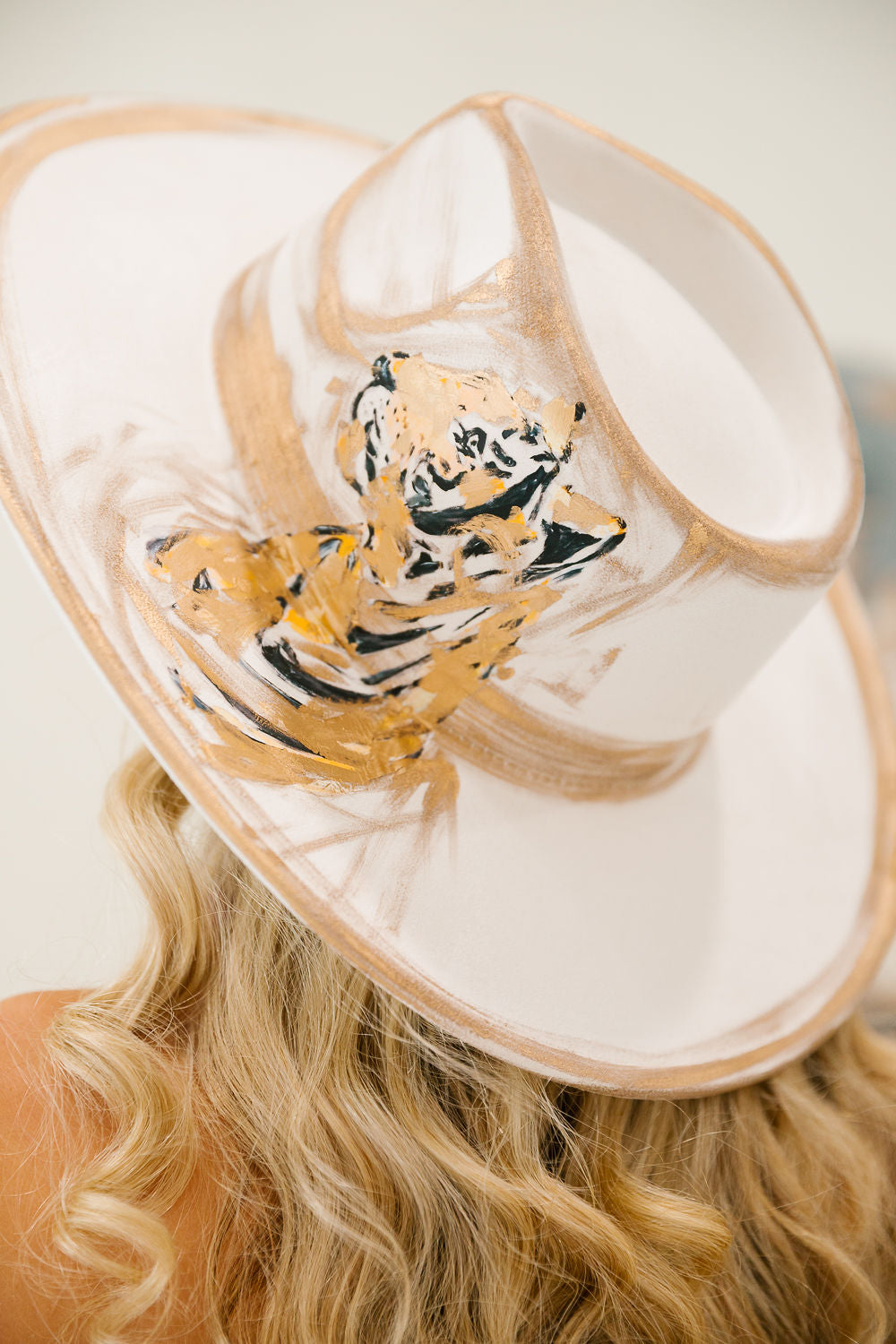 READY TO ROAR HAND PAINTED RANCHER HAT RANCHER HAT Judith March