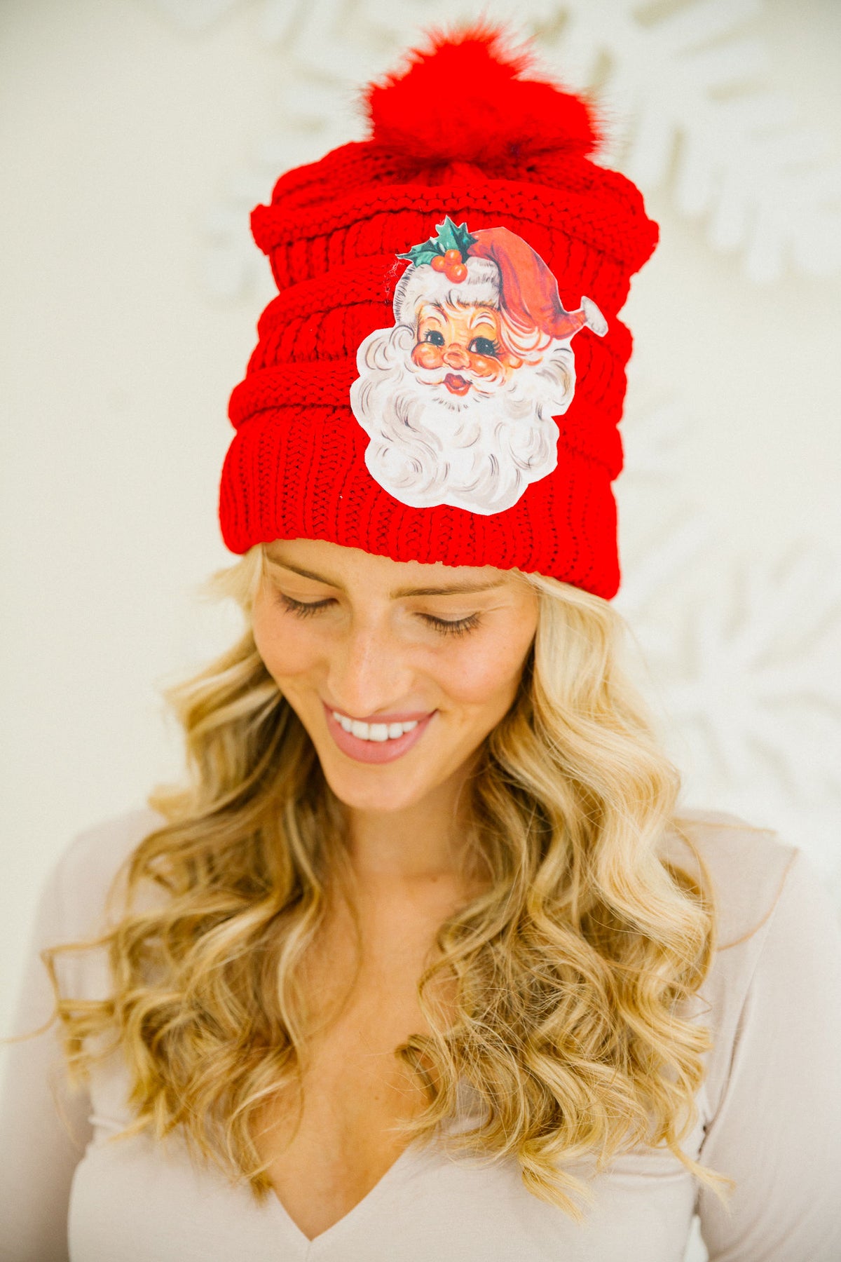 JOLLY SANTA RED BEANIE BEANIE Judith March