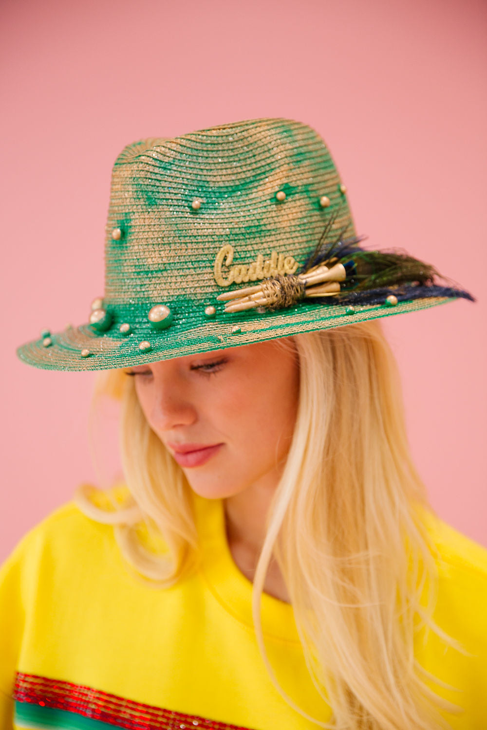 CADDIE GREEN SUN HAT Sun hat Judith March   