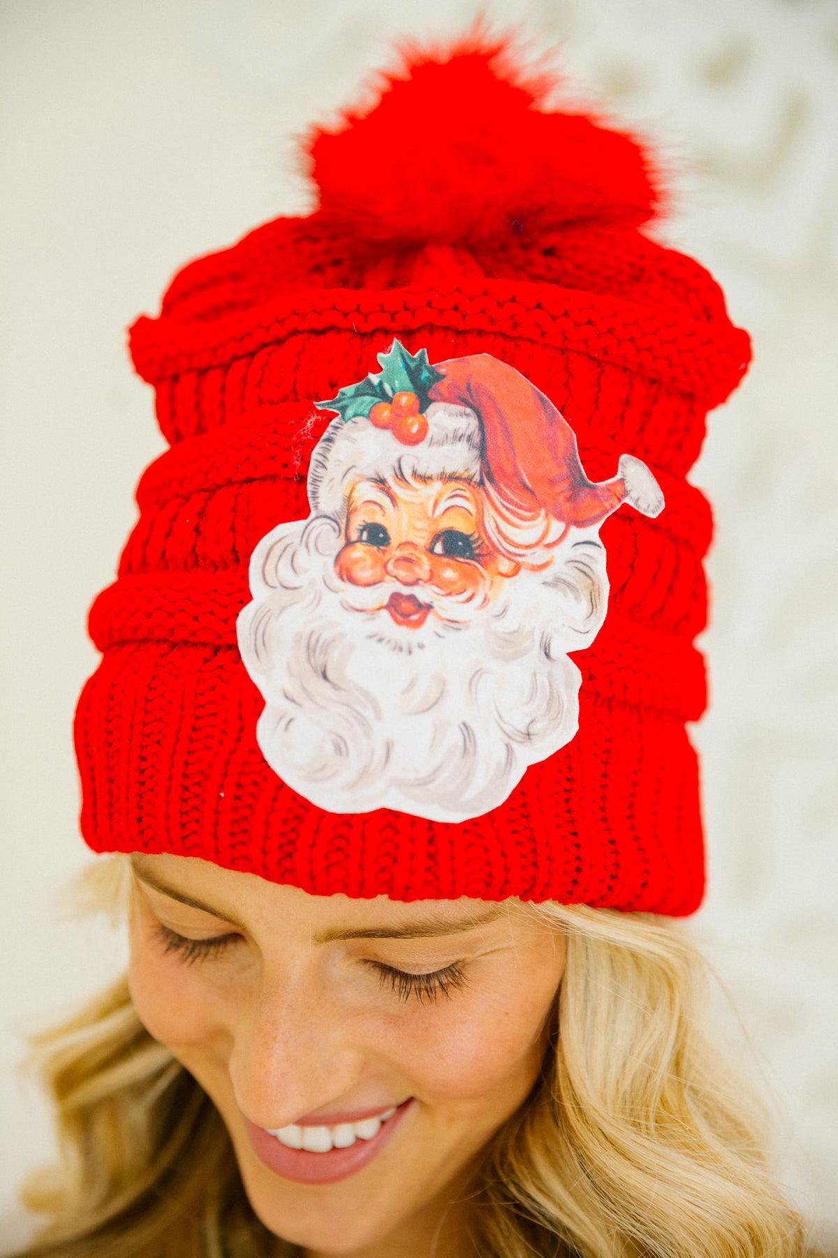 JOLLY SANTA RED BEANIE BEANIE Judith March