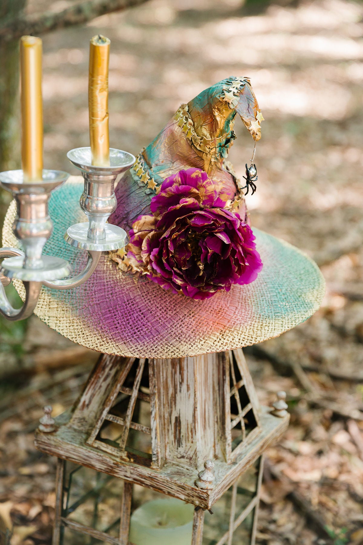 PETALS & POTIONS WITCH HAT (ONE OF A KIND)