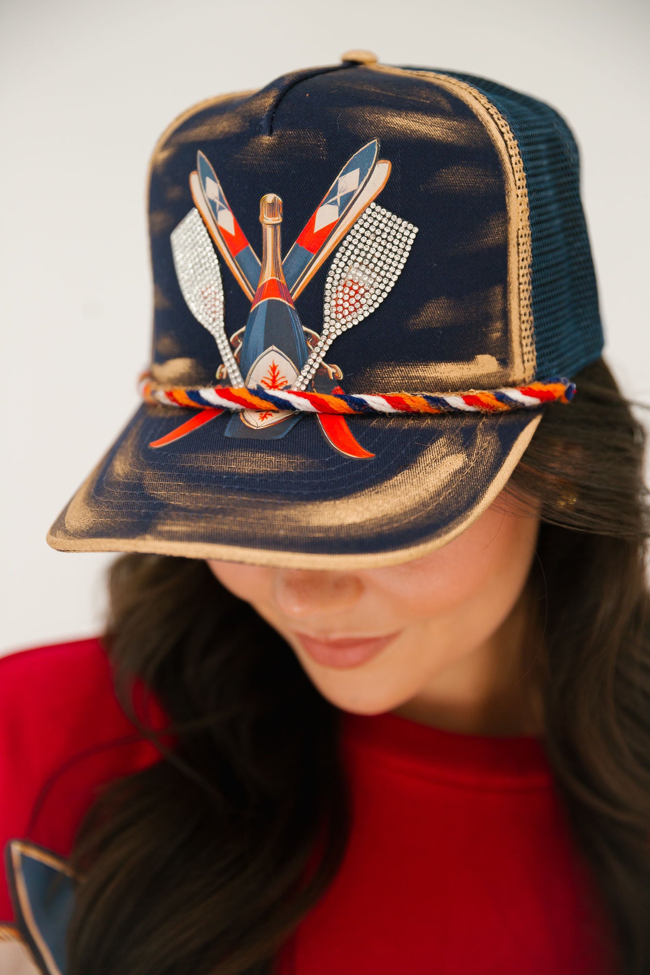 SKI CLUB NAVY TRUCKER HAT TRUCKER HAT Judith March