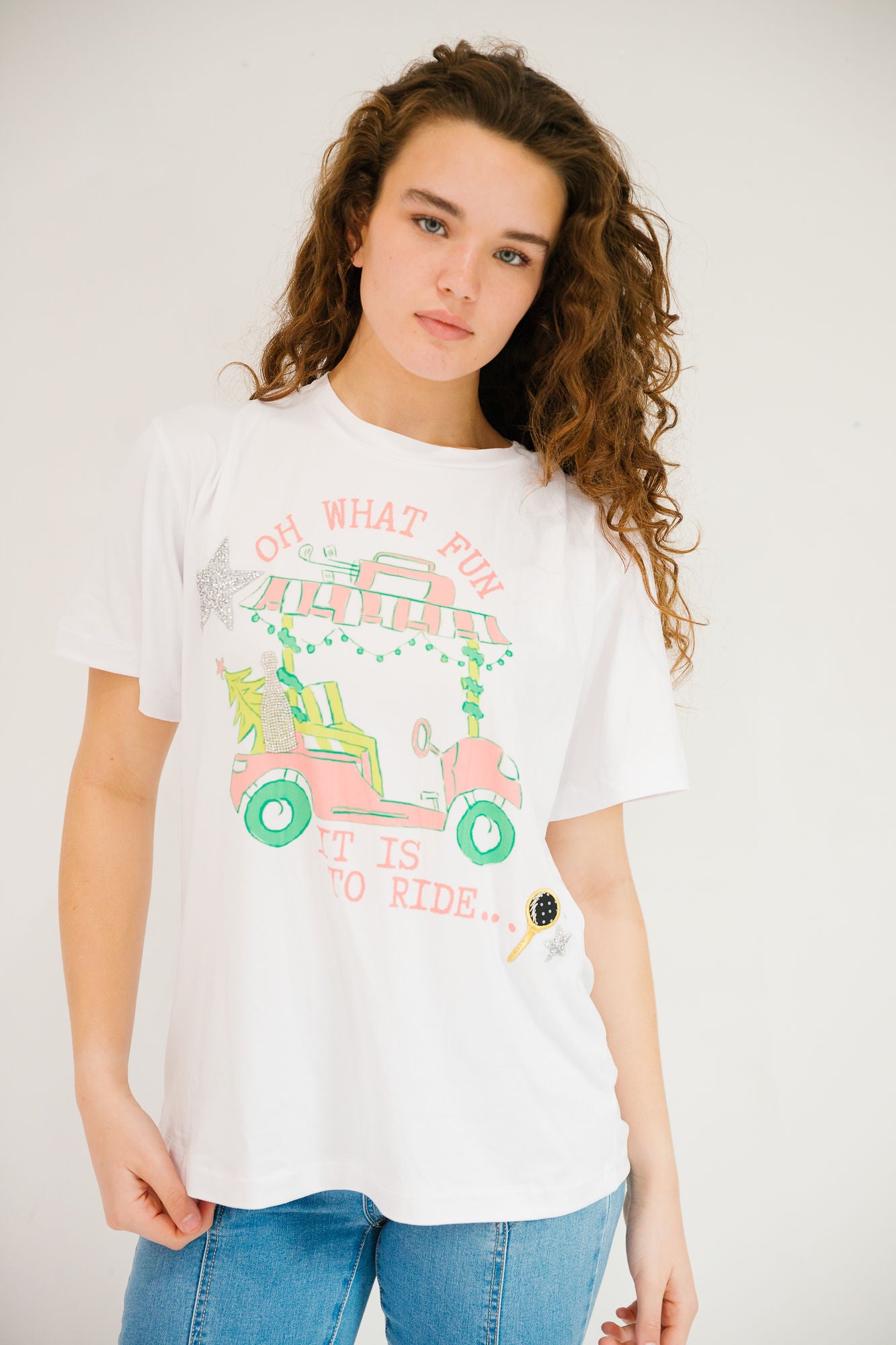 *OH WHAT FUN GOLF TEE - SMALL PULLOVER Judith March