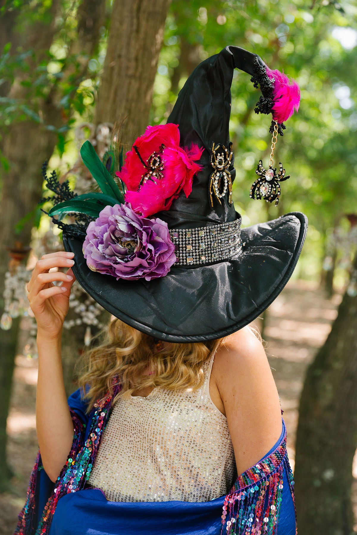 THE SPIDER SPELLBOUND WITCH HAT (ONE OF A KIND)