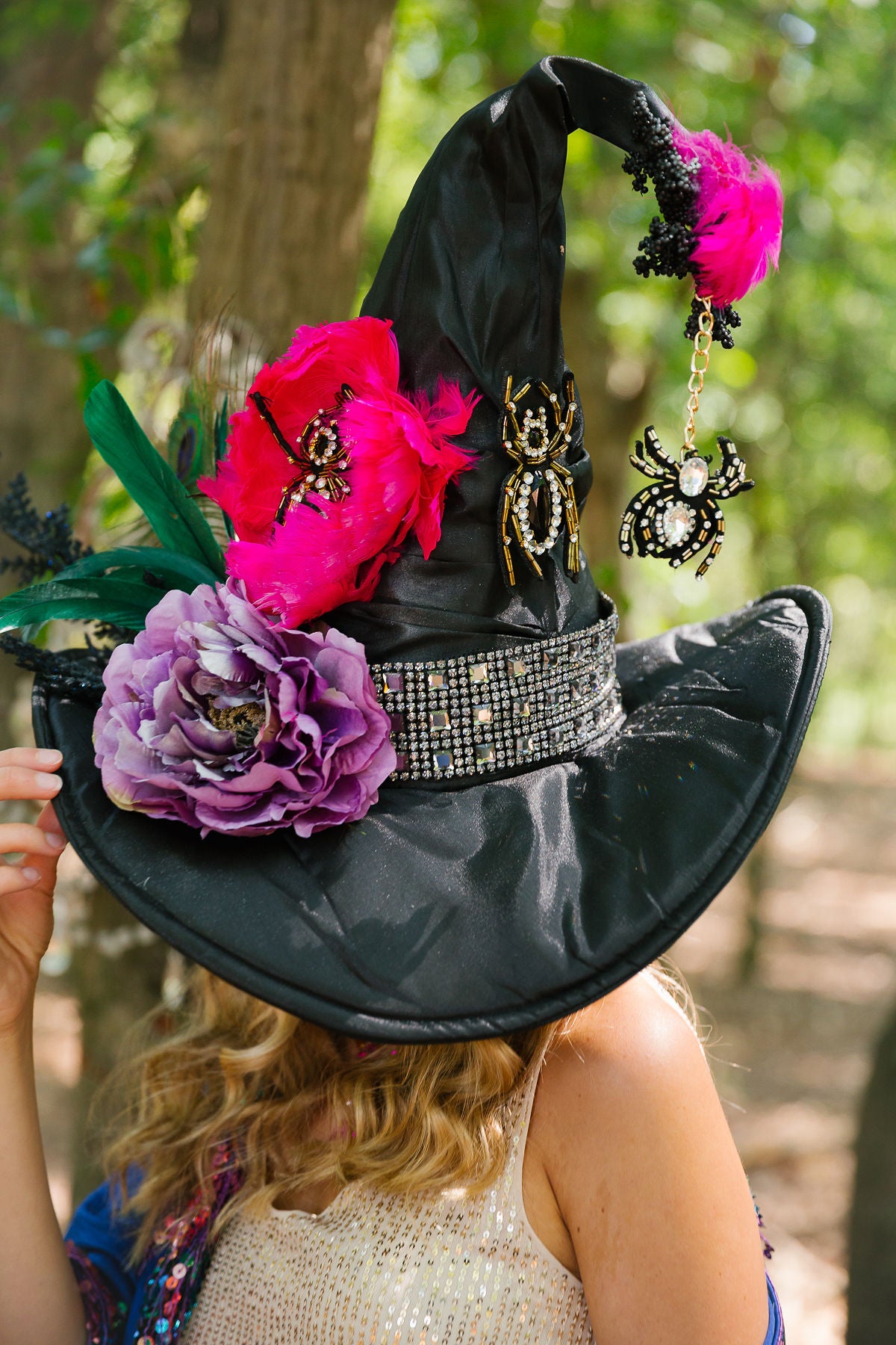 THE SPIDER SPELLBOUND WITCH HAT (ONE OF A KIND)