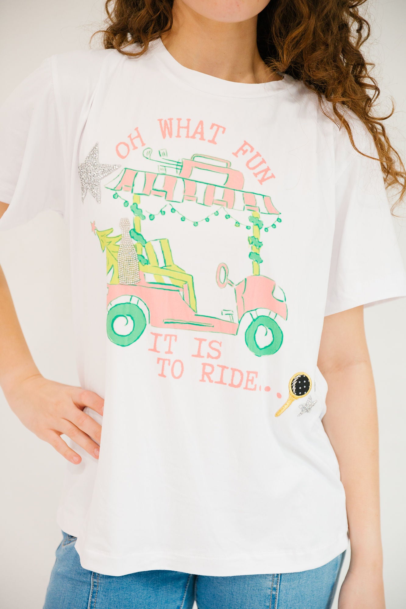 *OH WHAT FUN GOLF TEE - SMALL PULLOVER Judith March