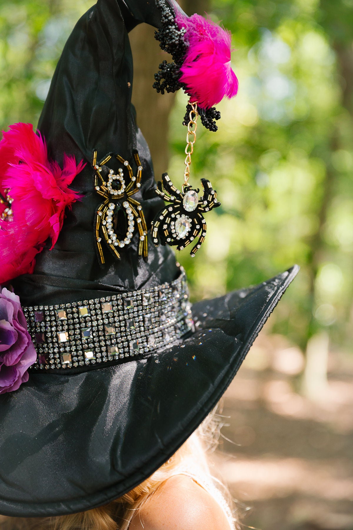 THE SPIDER SPELLBOUND WITCH HAT (ONE OF A KIND)