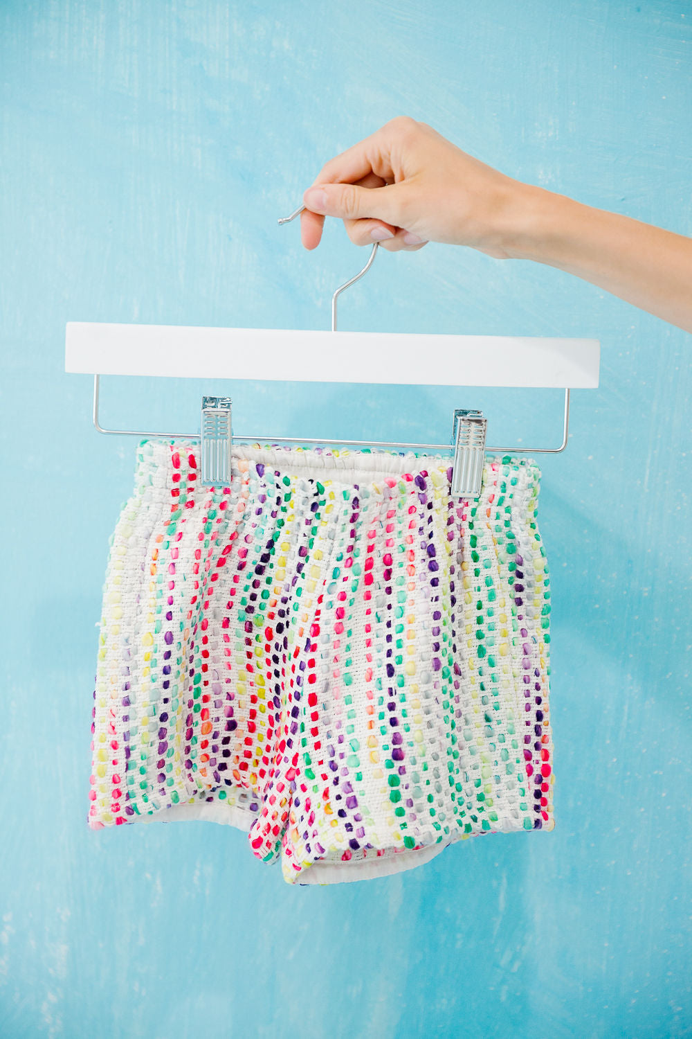*MINI KIDS RAINBOW TWEED SHORTS SHORTS Judith March