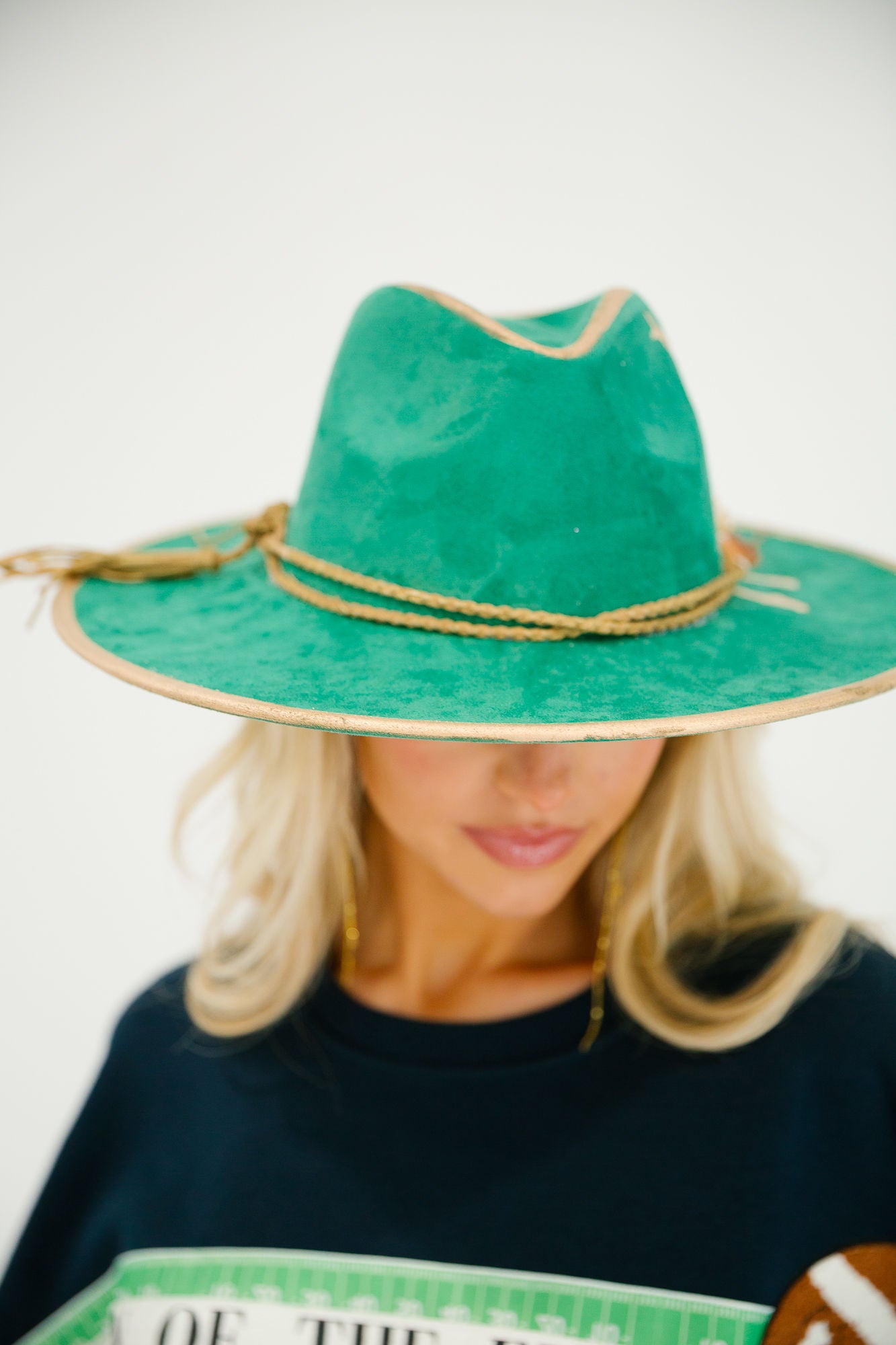 DOWN THE FIELD GREEN RANCHER HAT RANCHER HAT Judith March