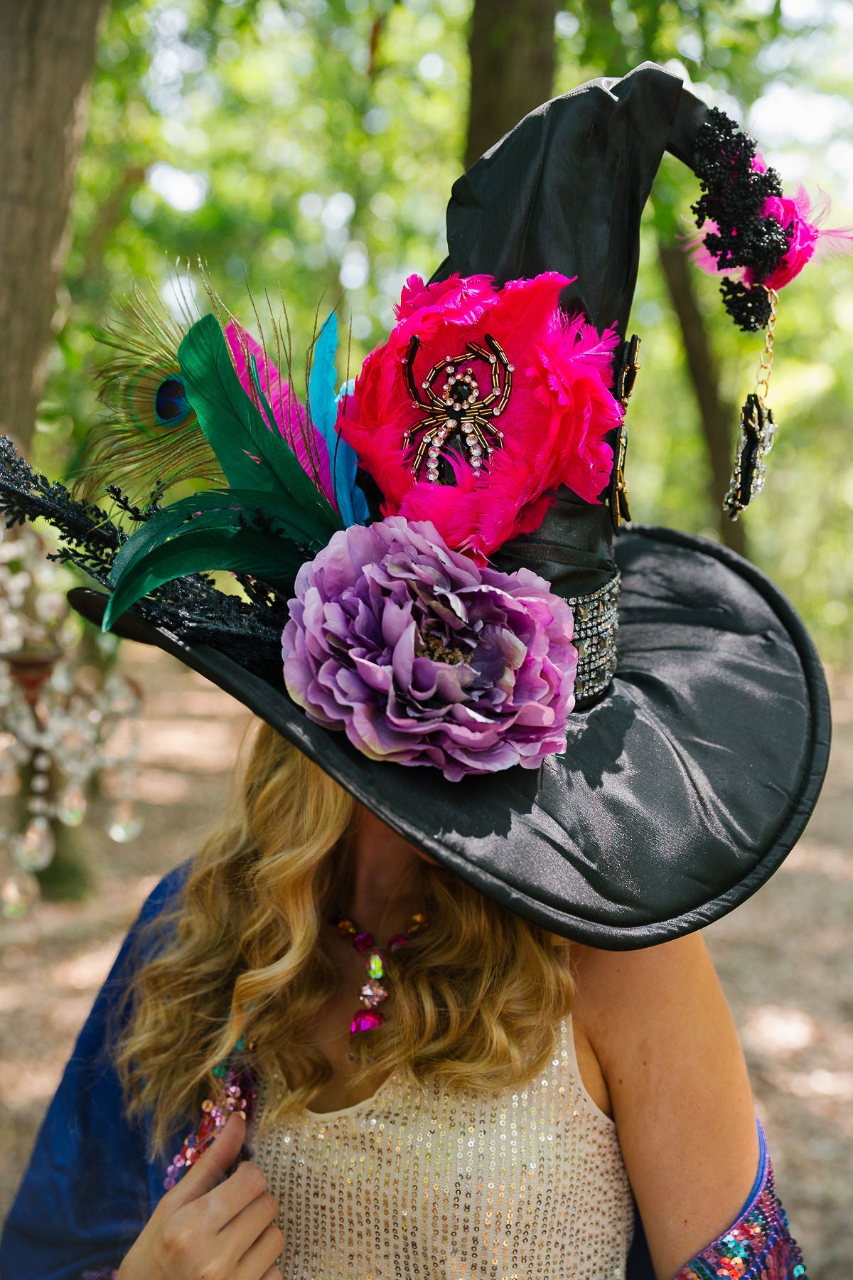 THE SPIDER SPELLBOUND WITCH HAT (ONE OF A KIND)