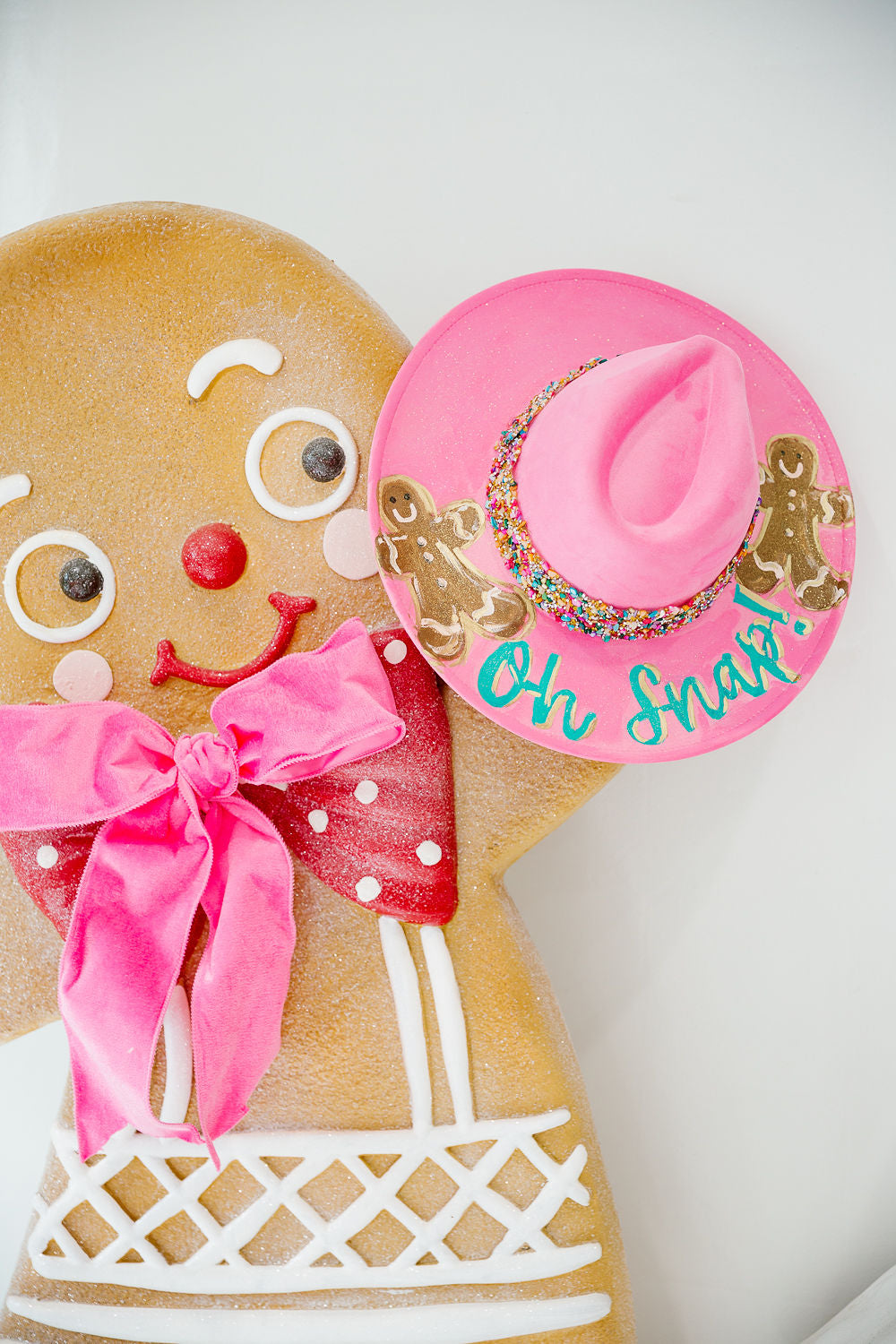 ON SNAP GINGERBREAD PINK RANCHER HAT RANCHER HAT Judith March
