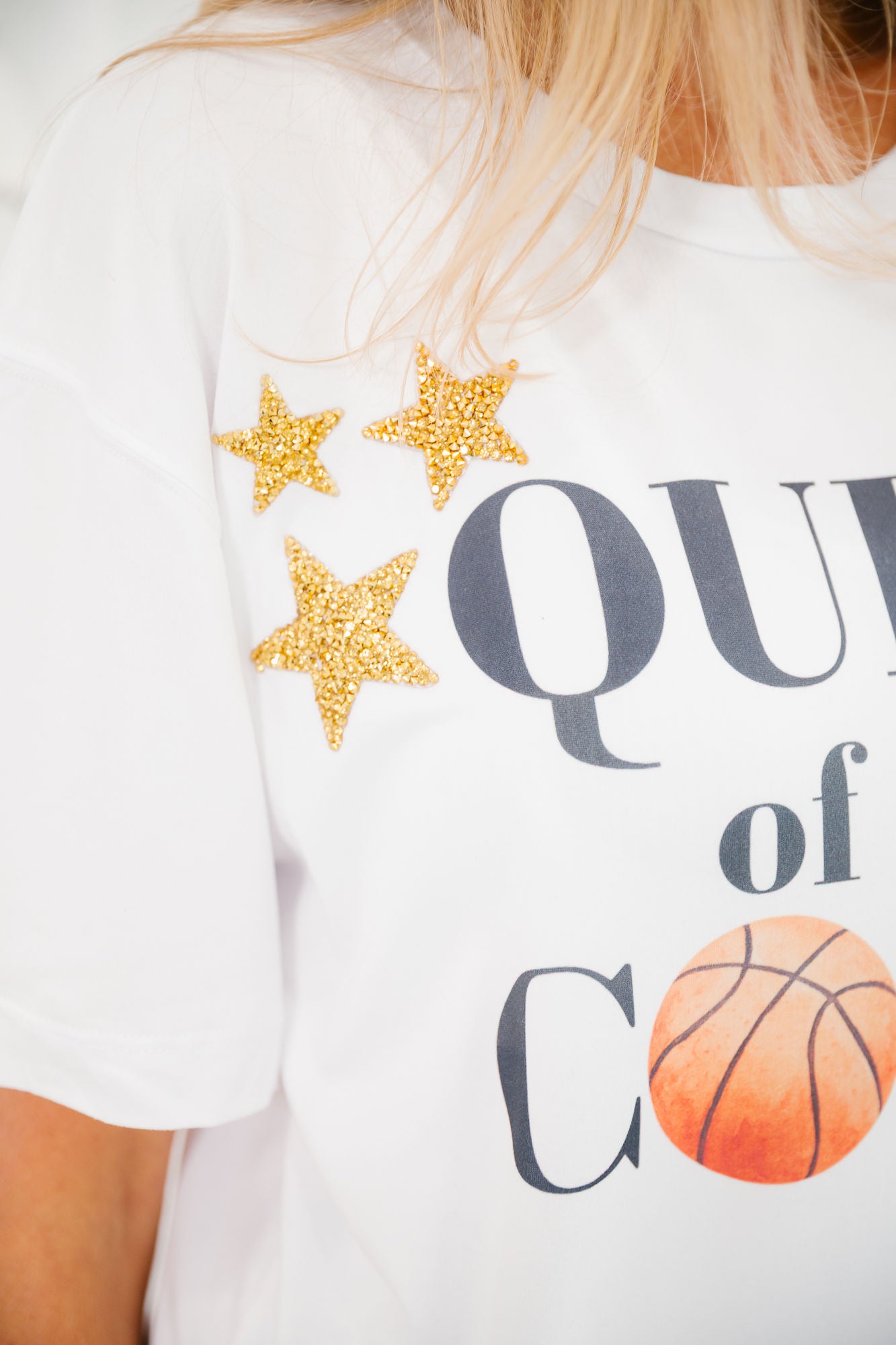 QUEEN OF THE COURT BASKETBALL TEE TEE Judith March