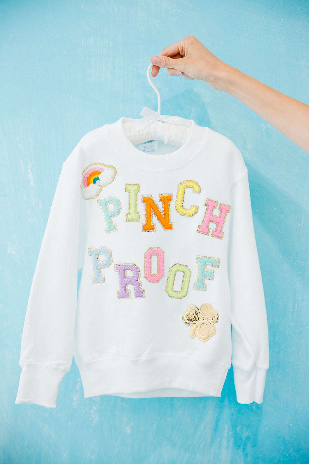 *MINI KIDS PINCH PROOF WHITE PULLOVER - XS (2-4) PULLOVER Judith March