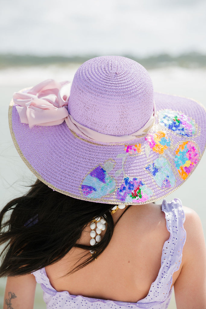 LAVENDER BLOOM SUN HAT Sun hat Judith March