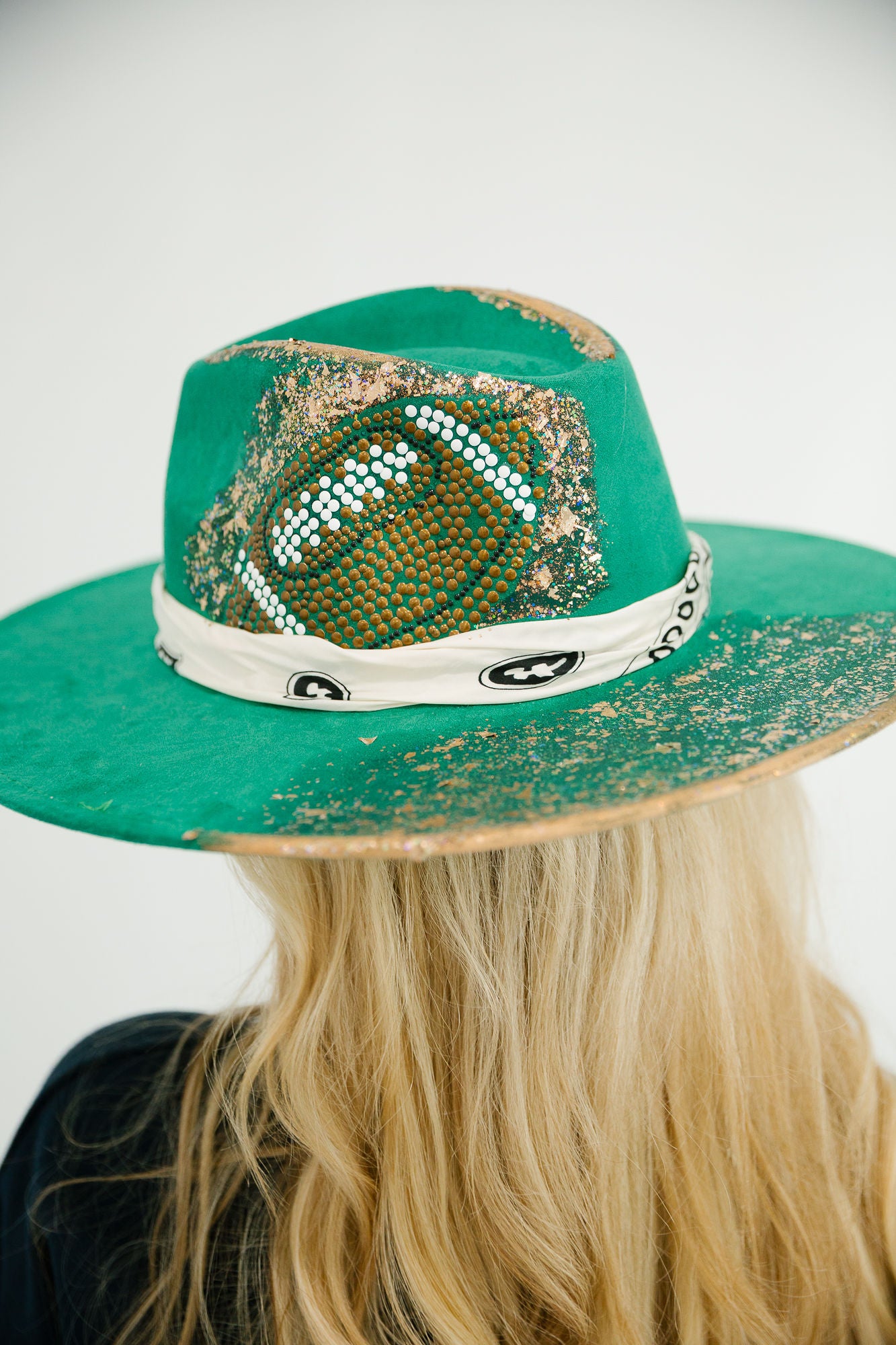 TOUCHDOWN GREEN RANCHER HAT RANCHER HAT Judith March