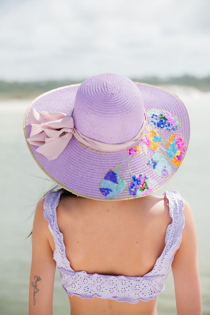 LAVENDER BLOOM SUN HAT Sun hat Judith March