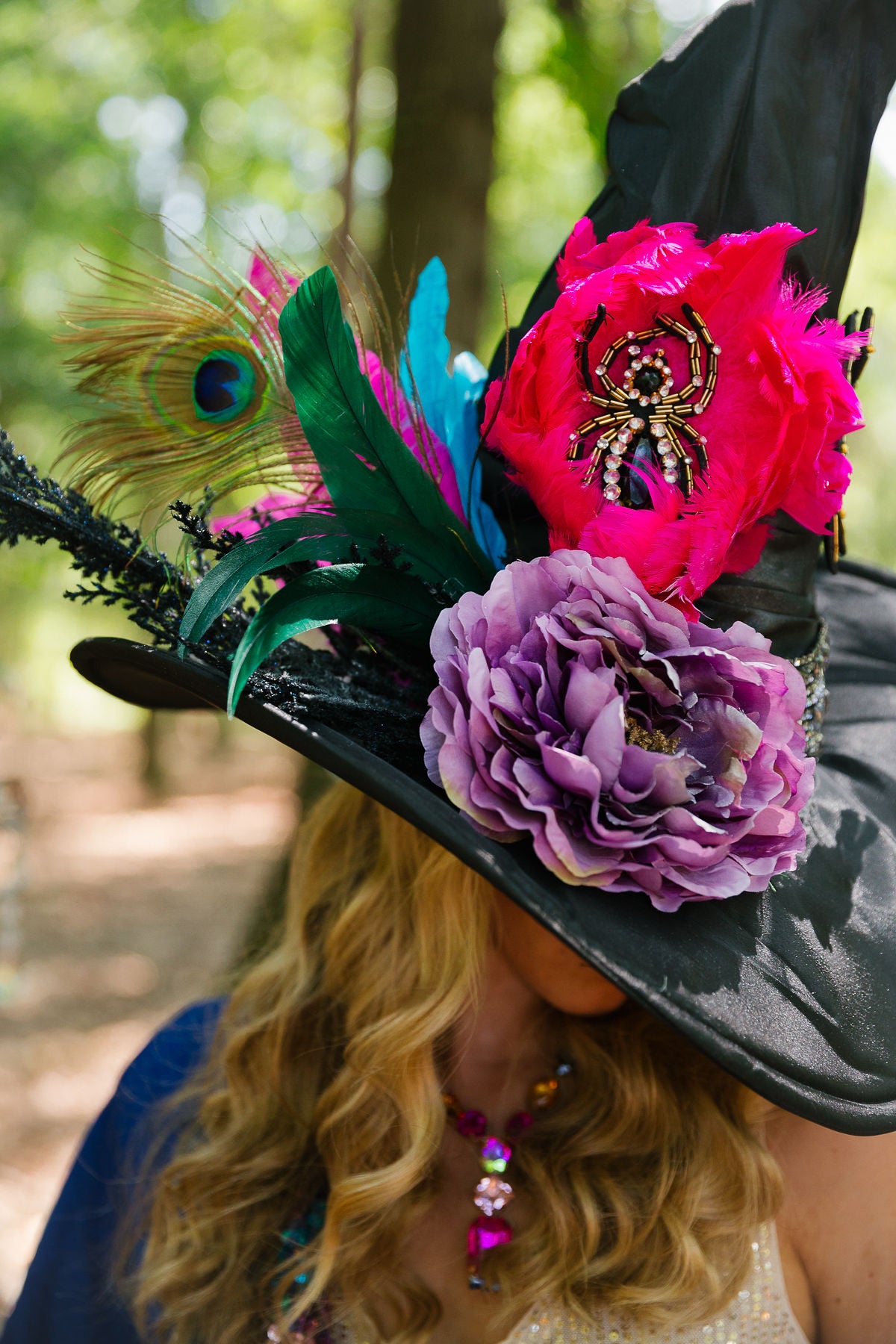 THE SPIDER SPELLBOUND WITCH HAT (ONE OF A KIND)