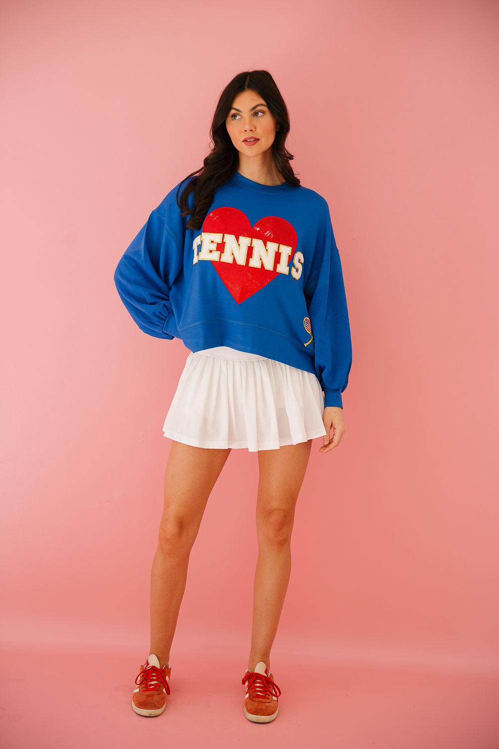 TENNIS LOVE ROYAL PULLOVER pullover Judith March   