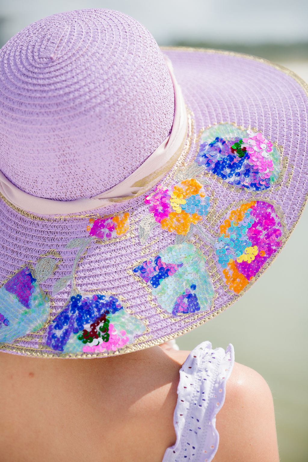 LAVENDER BLOOM SUN HAT Sun hat Judith March