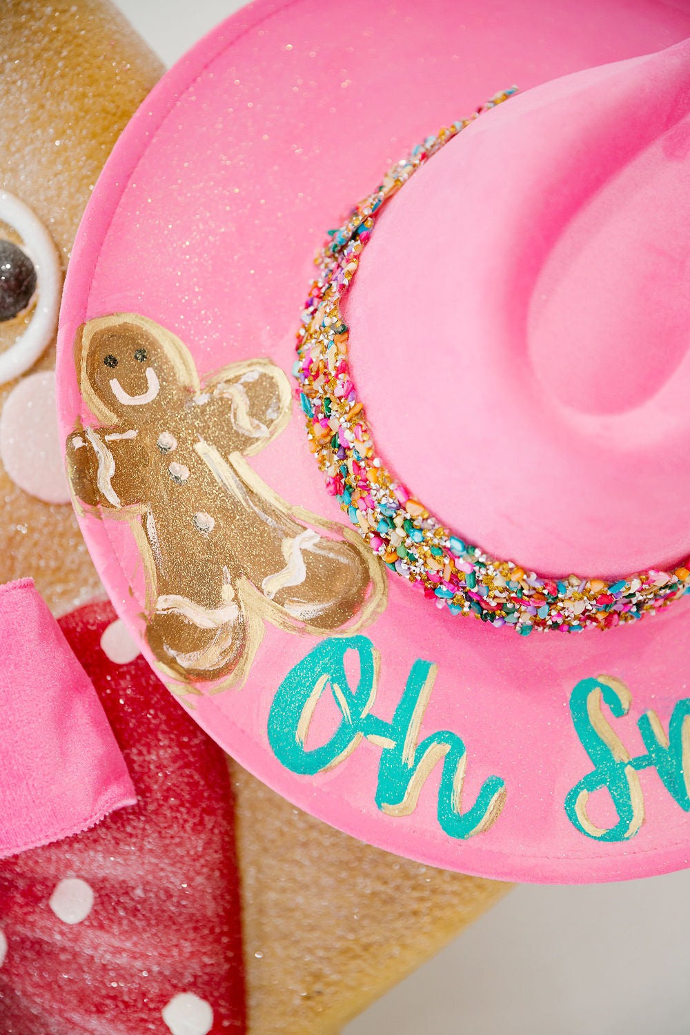ON SNAP GINGERBREAD PINK RANCHER HAT RANCHER HAT Judith March