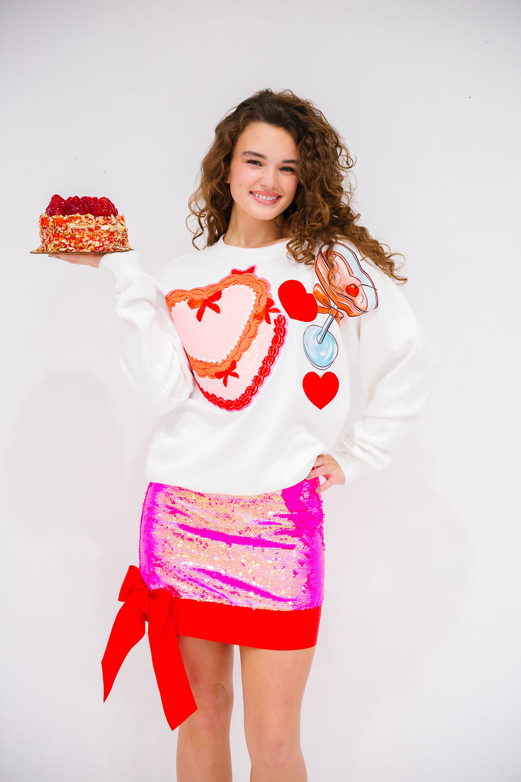 SUGAR CRUSH WHITE PULLOVER