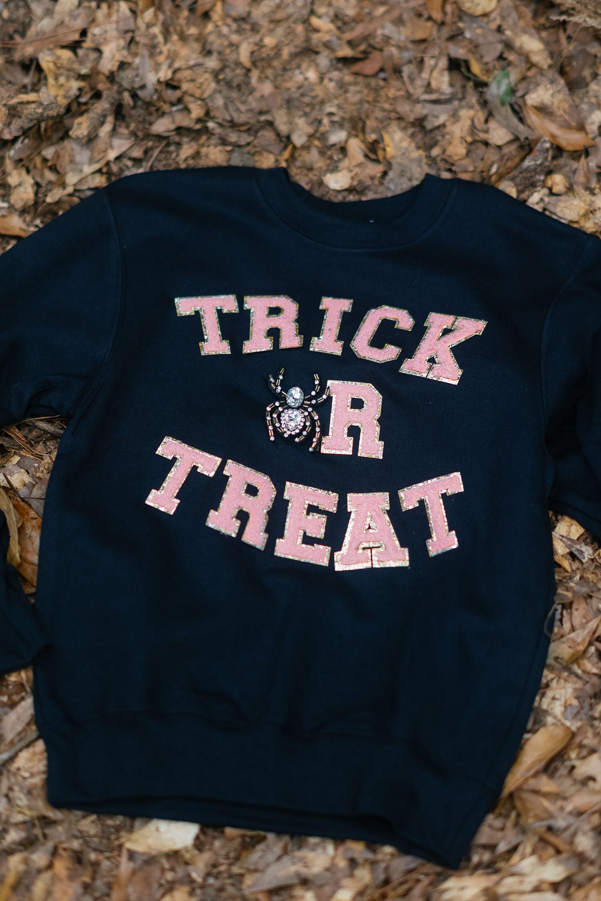 MINI KIDS TRICK OR TREAT BLACK PULLOVER PULLOVER Judith March