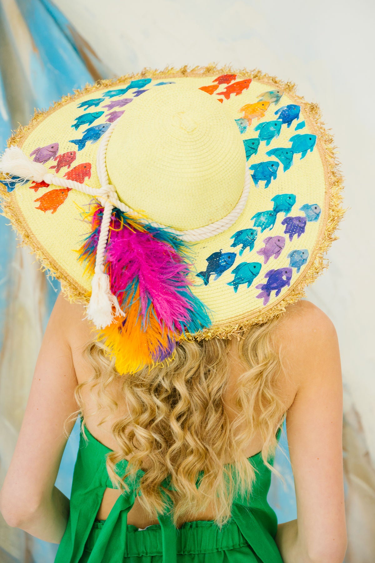 COASTAL CATCH SUN HAT Sun hat Judith March
