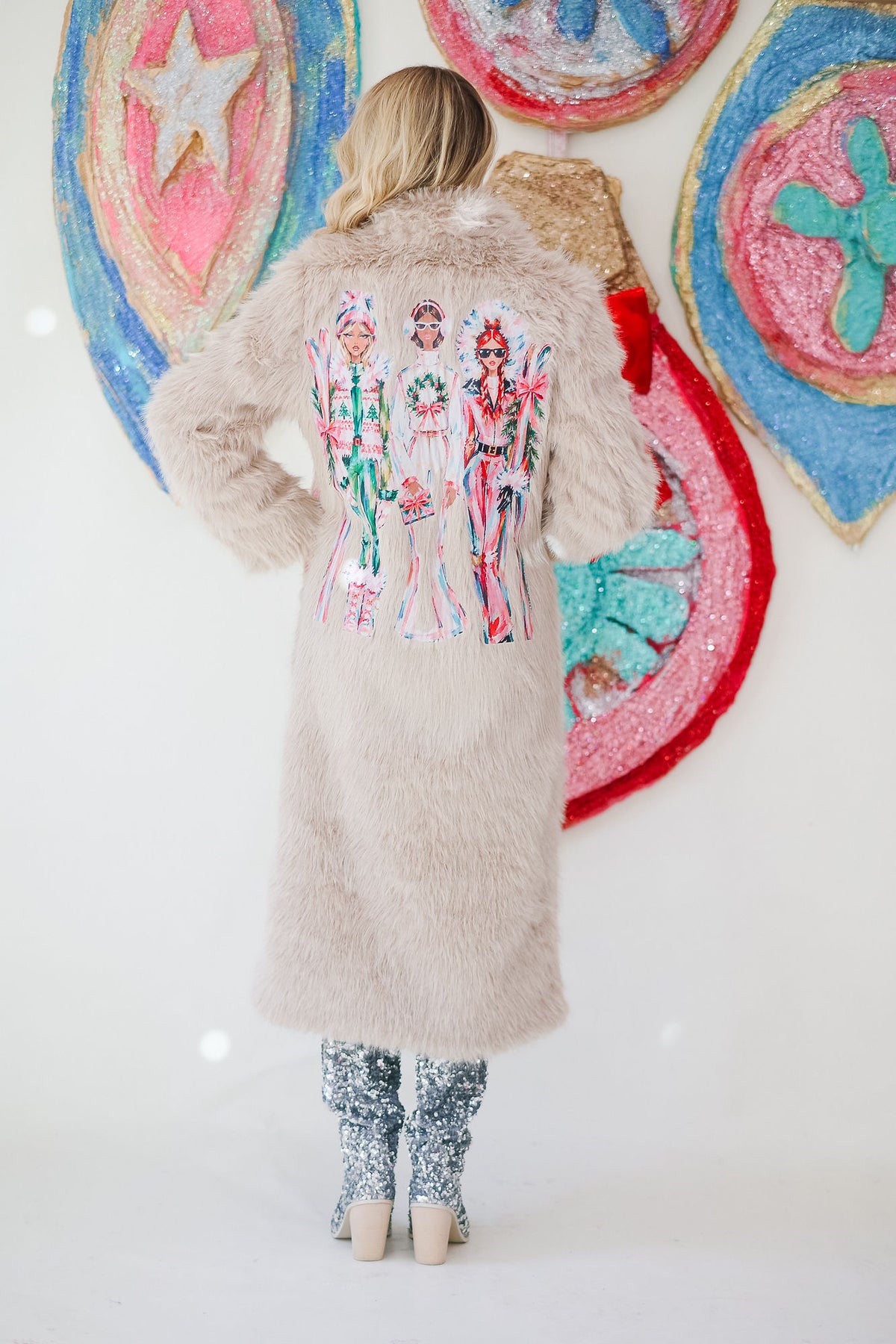 APRÈS IT GIRLS BEIGE FUR COAT JACKET Judith March