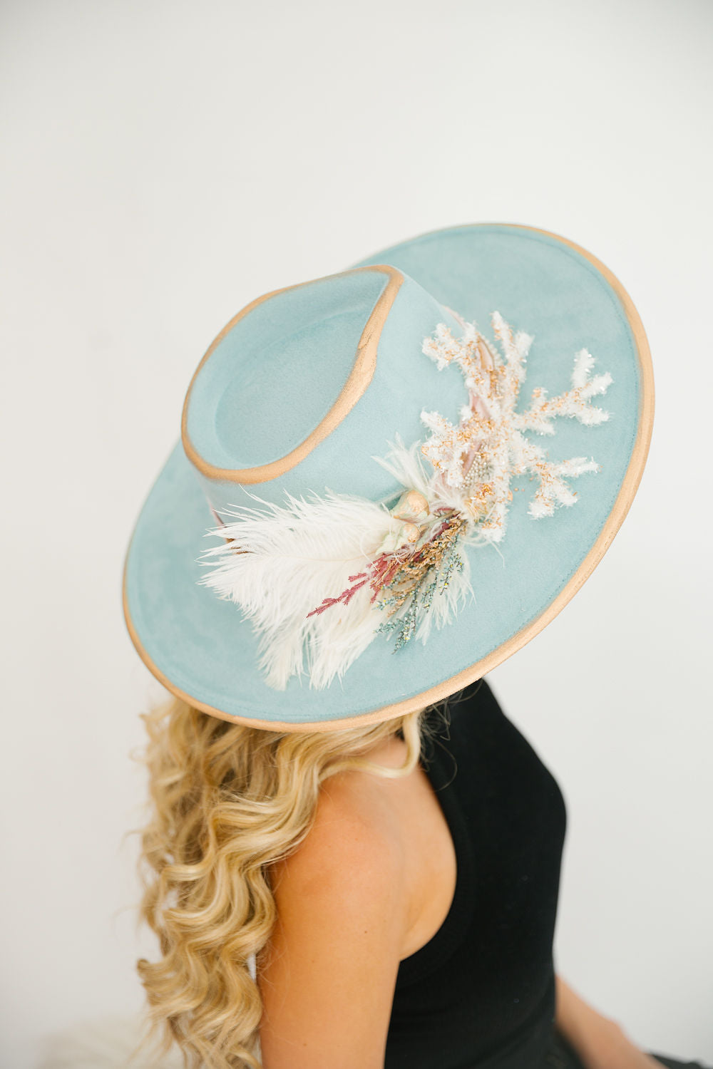 WINTER WONDERLAND BLUE RANCHER HAT RANCHER HAT Judith March