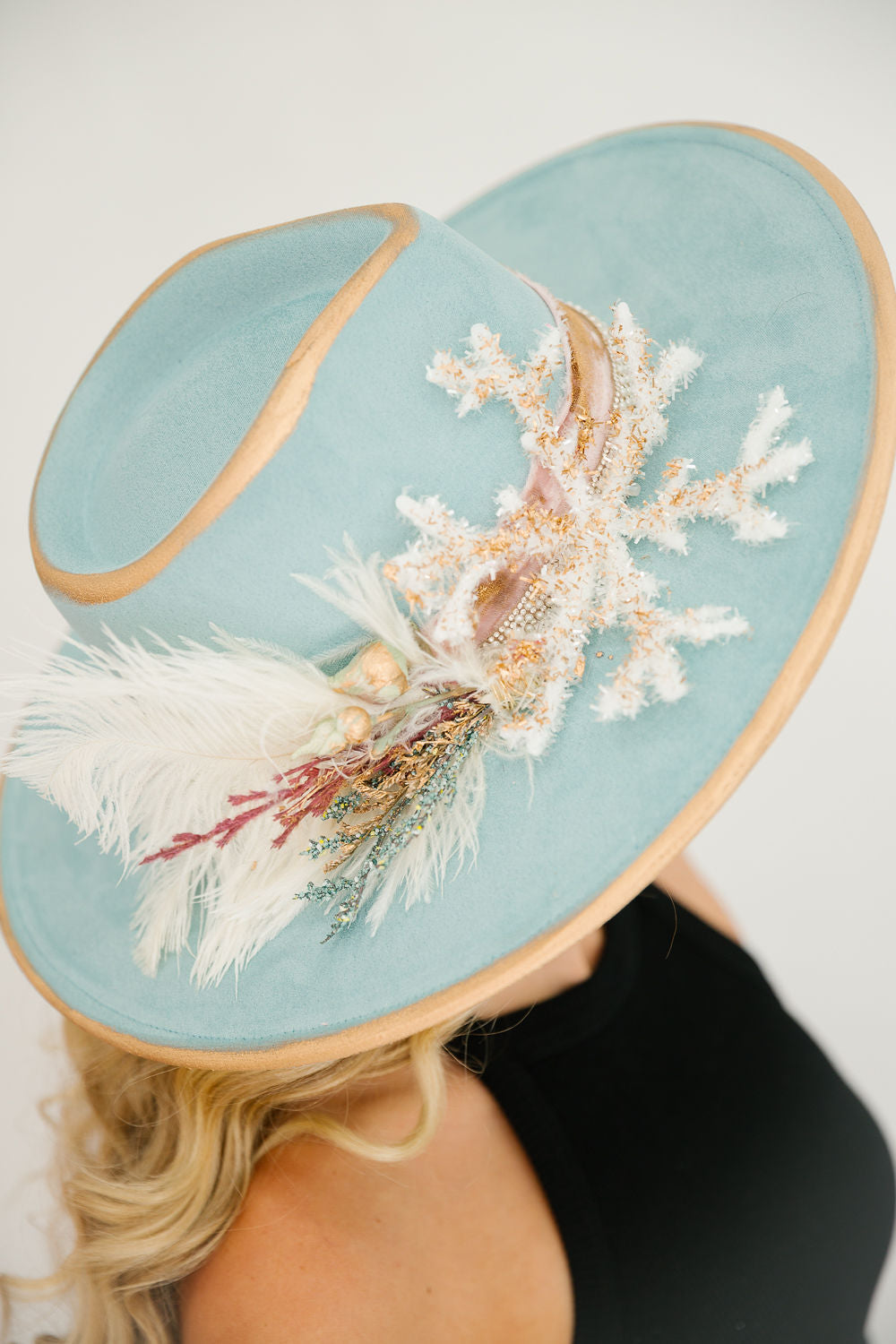 WINTER WONDERLAND BLUE RANCHER HAT RANCHER HAT Judith March