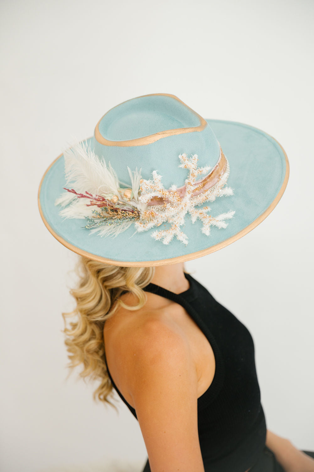 WINTER WONDERLAND BLUE RANCHER HAT RANCHER HAT Judith March