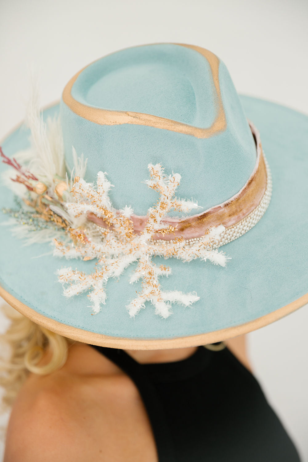 WINTER WONDERLAND BLUE RANCHER HAT RANCHER HAT Judith March