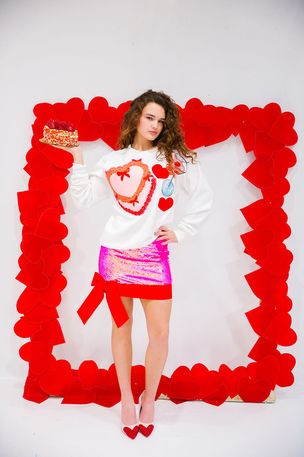 SUGAR CRUSH WHITE PULLOVER