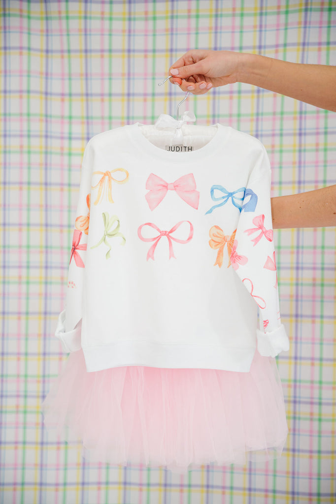 MINI KIDS BOW PRINT PULLOVER* pullover Judith March