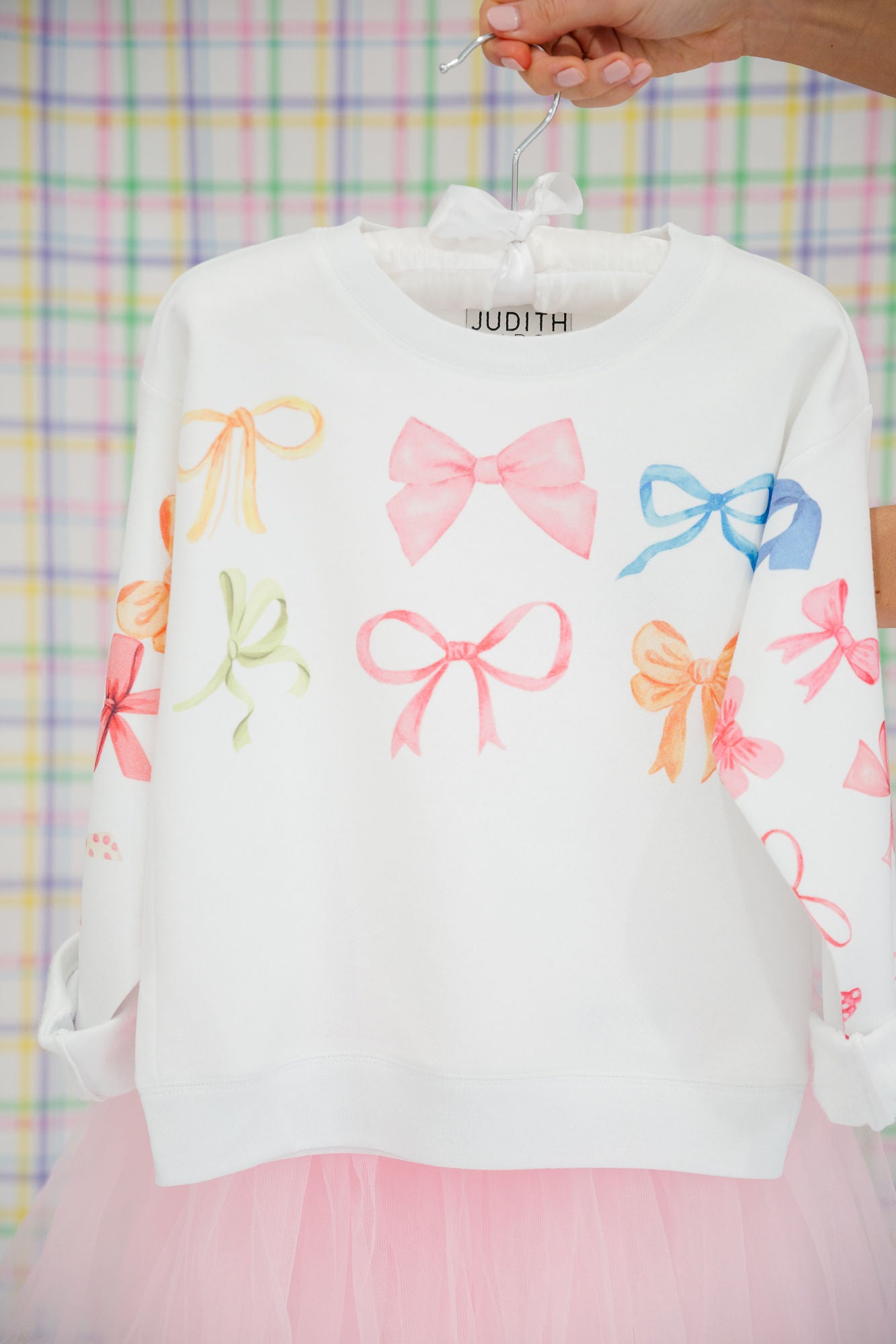 MINI KIDS BOW PRINT PULLOVER pullover Judith March
