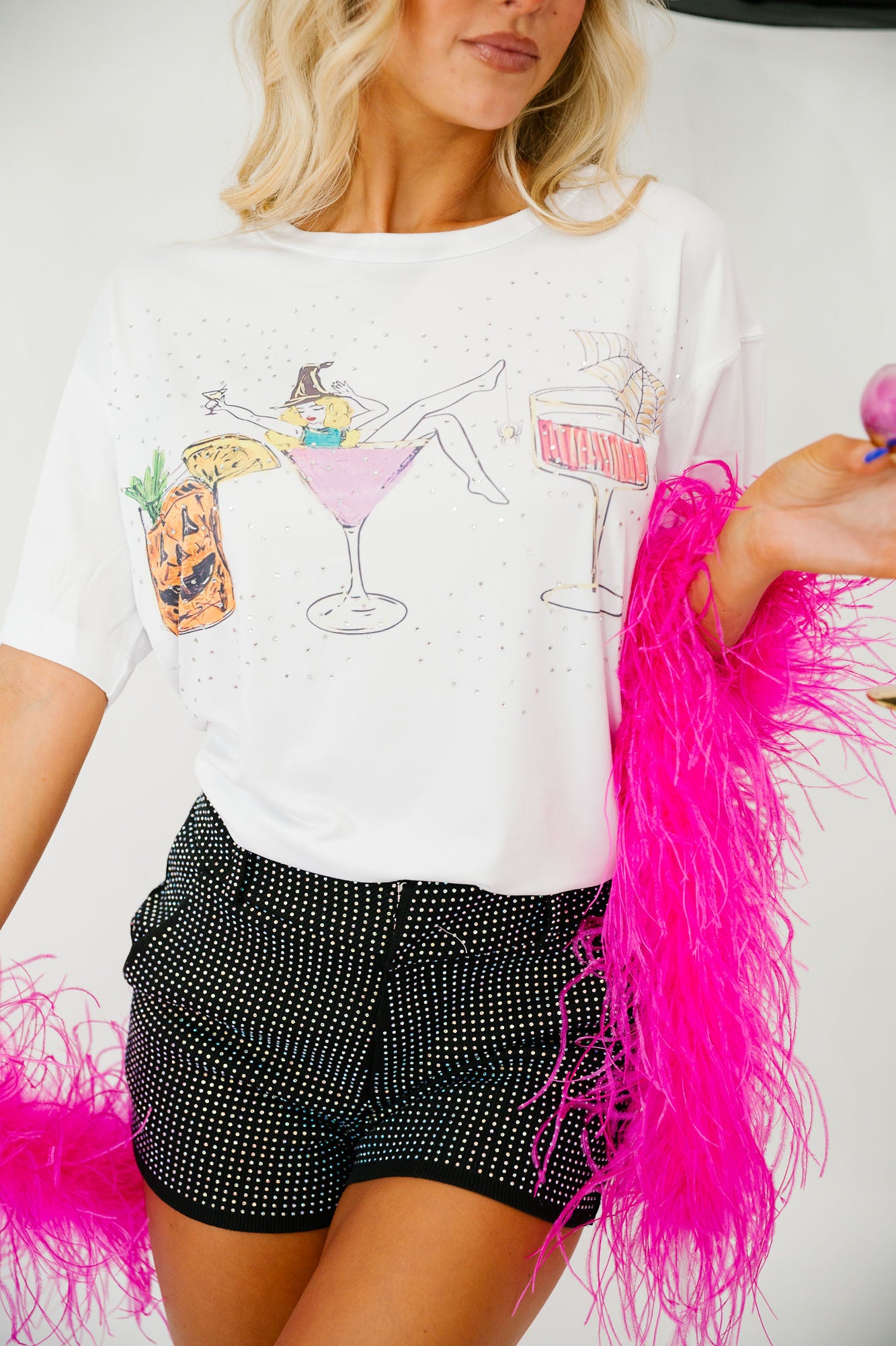 DRINK UP WITCHES TEE TEE Judith March