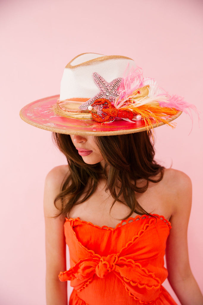 COASTAL LOBSTER RANCHER HAT RANCHER HAT Judith March
