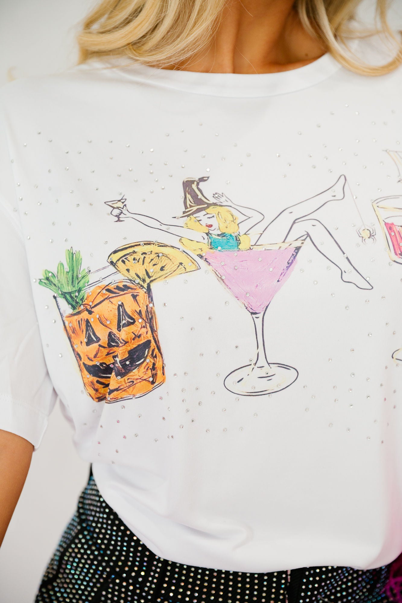 DRINK UP WITCHES TEE TEE Judith March