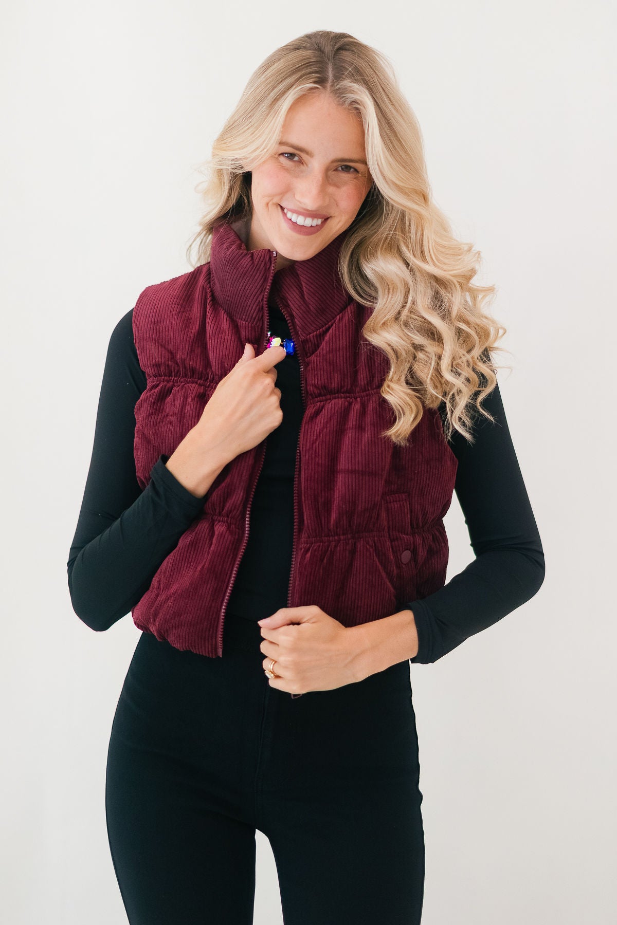 CHEERS TO THE TURKEY REVERSIBLE VEST VEST Judith March