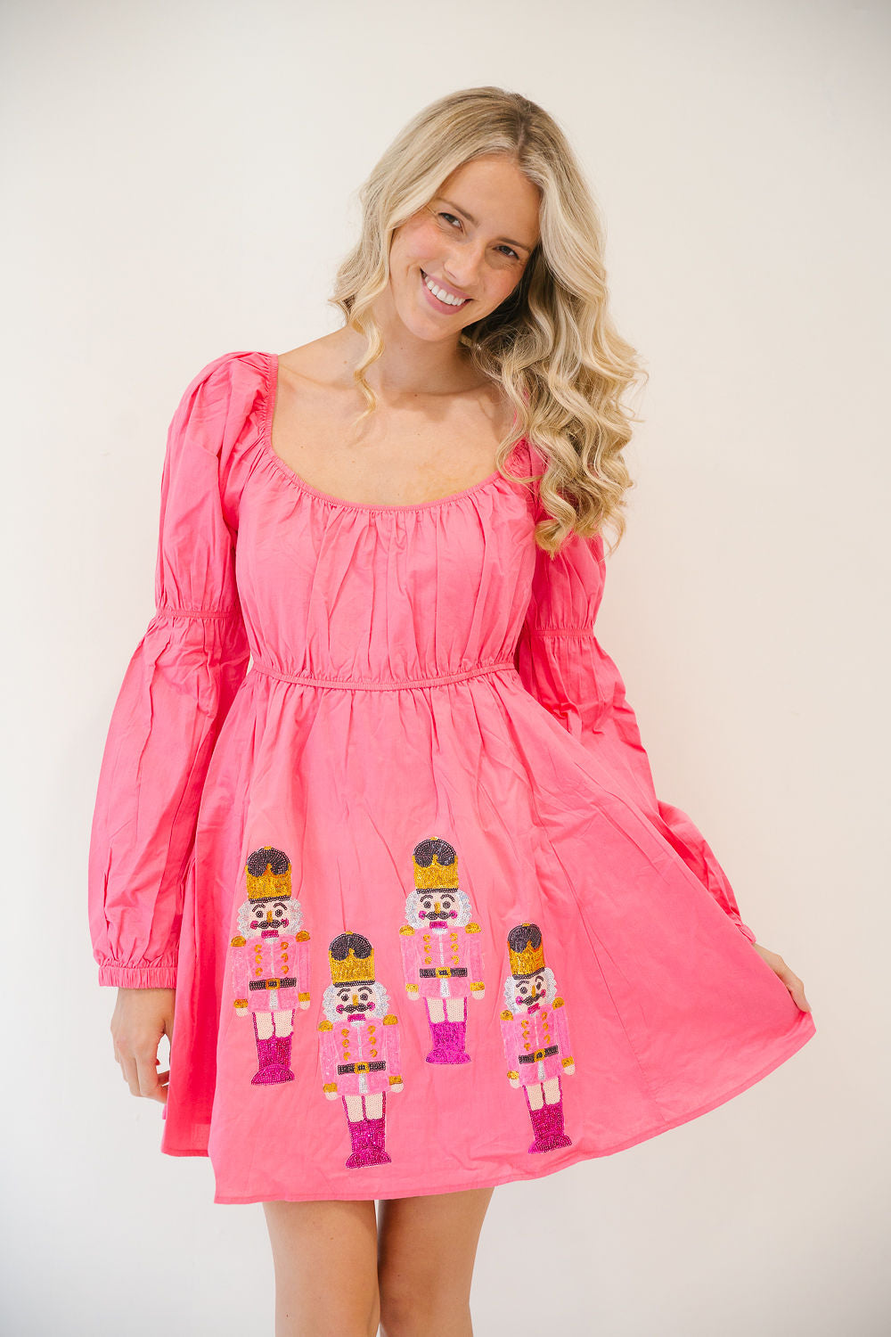 *HOT PINK NUTCRACKER FRIENDS DRESS- SMALL DRESS Judith March