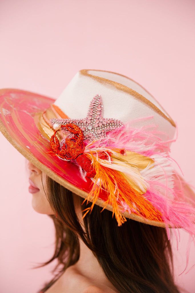 COASTAL LOBSTER RANCHER HAT RANCHER HAT Judith March