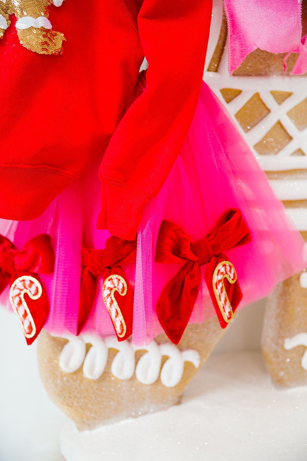 MINI KIDS CANDY CANE BOW TUTU Tutu skirt Judith March