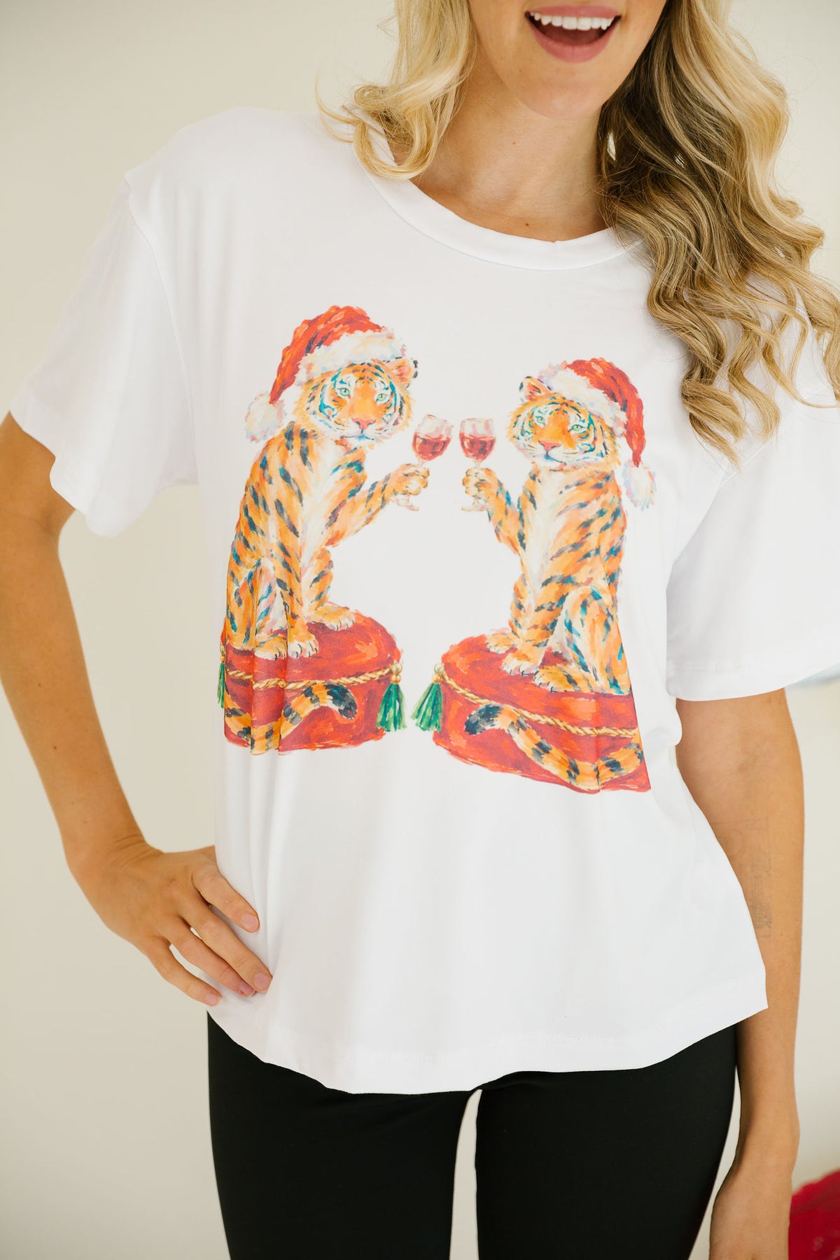 THE TIGERS TOASTS TEE/TANK TEE Judith March