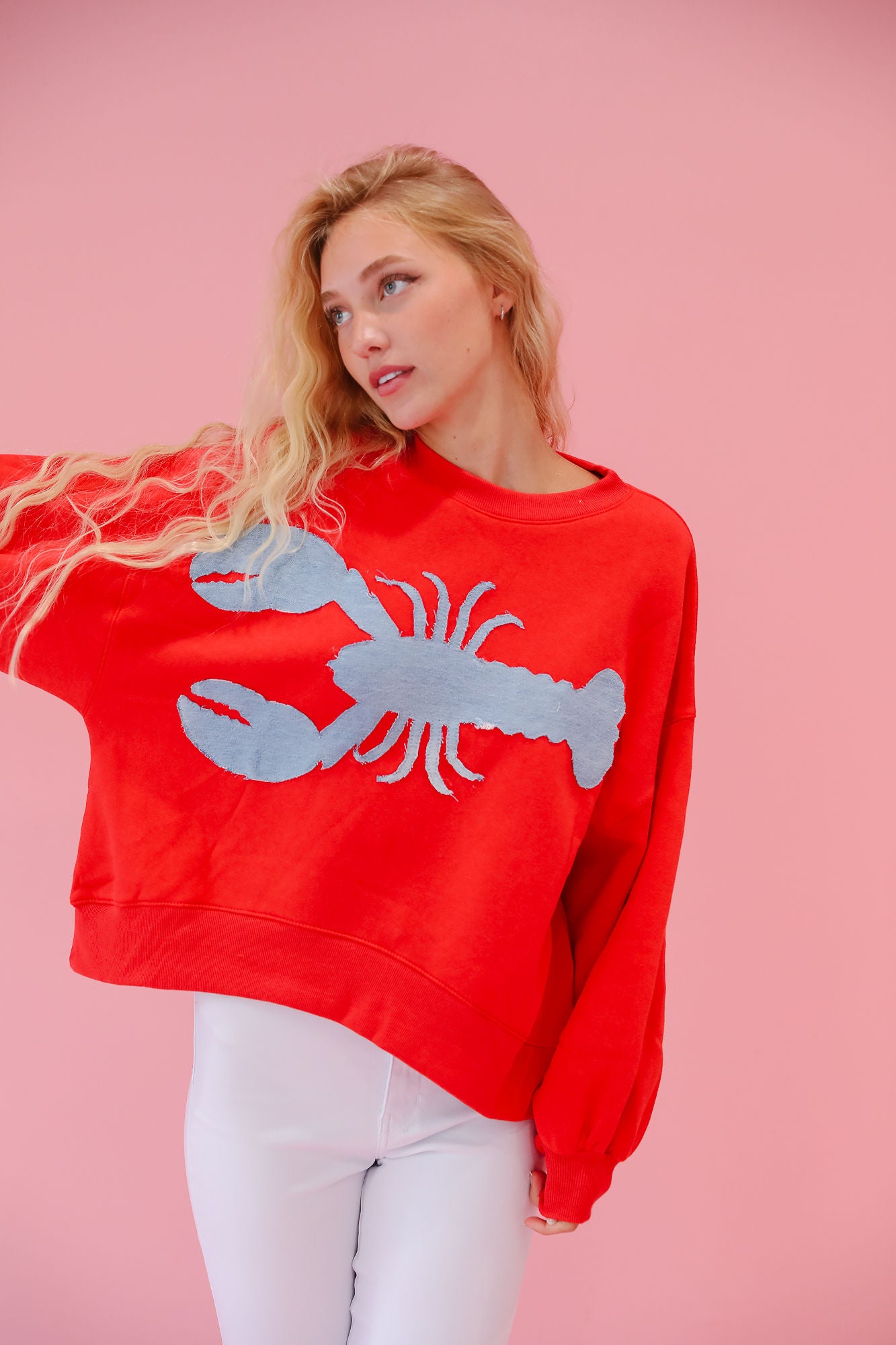 UNDER THE SEA RED PULLOVER pullover Judith March   