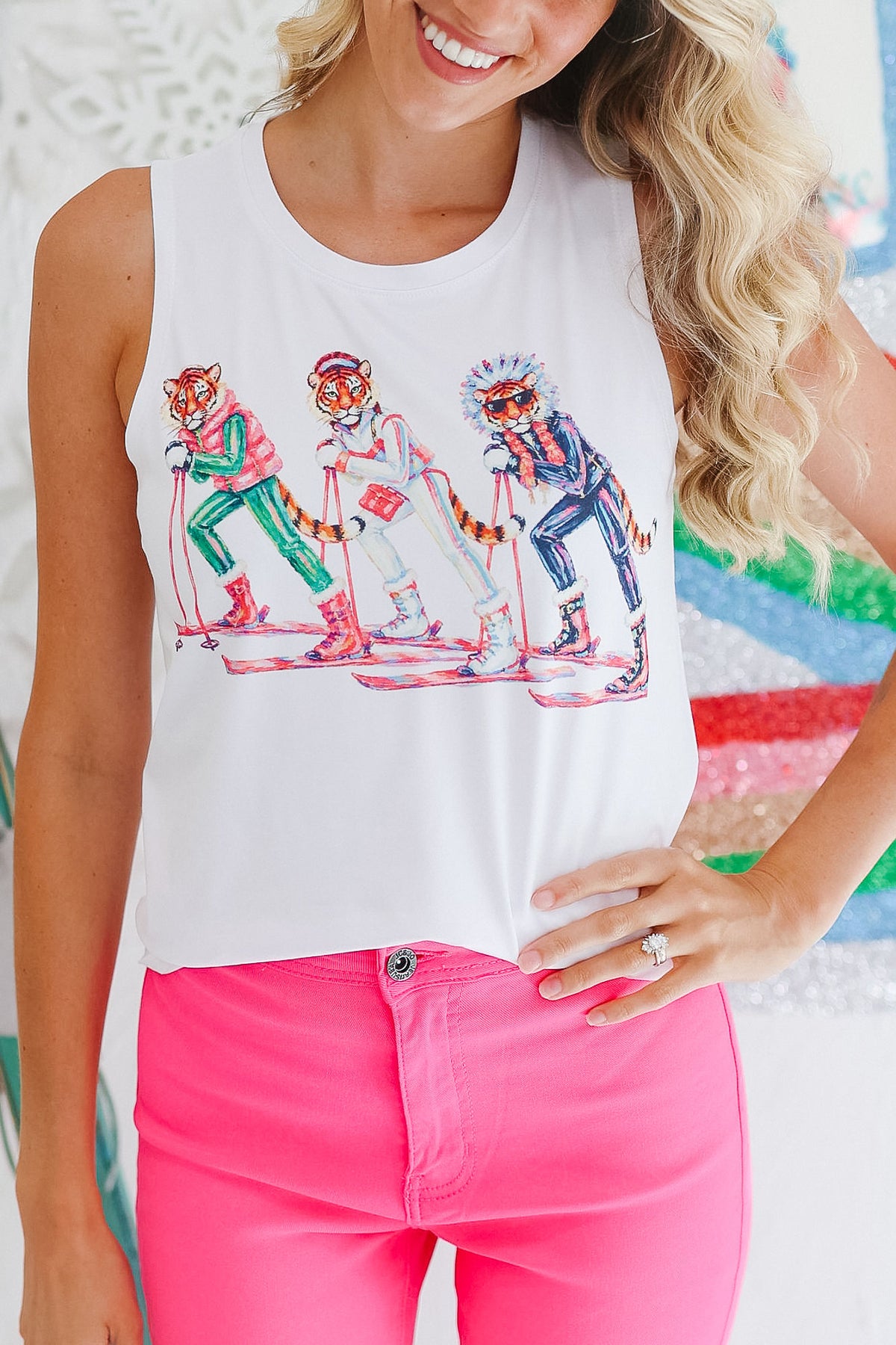SKIING IN STYLE TEE/TANK TEE Judith March