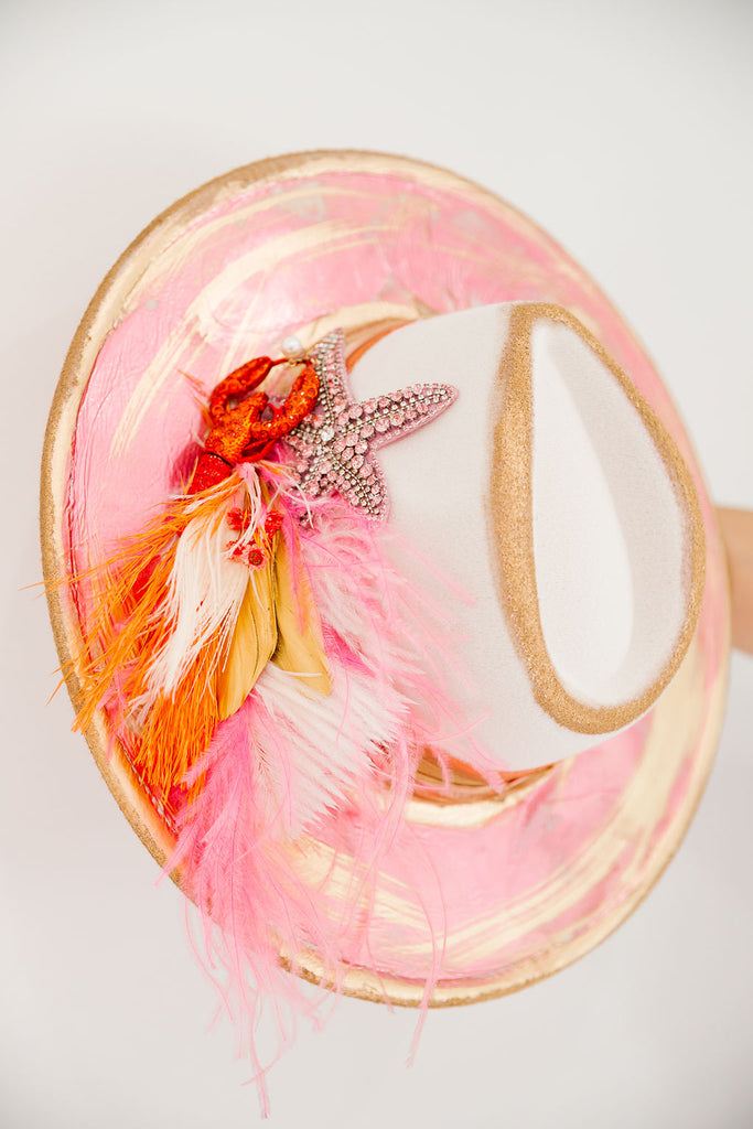 COASTAL LOBSTER RANCHER HAT RANCHER HAT Judith March